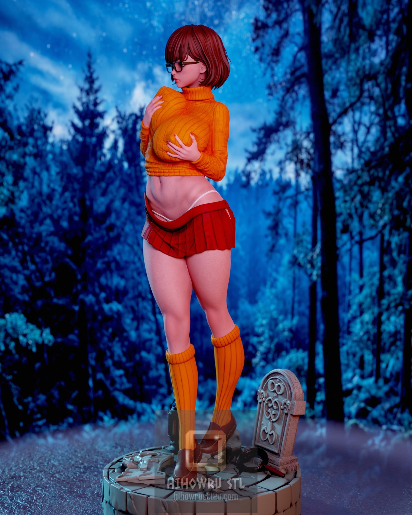 5244 Velma NSFW - Scooby Doo's - STL 3D Print Files