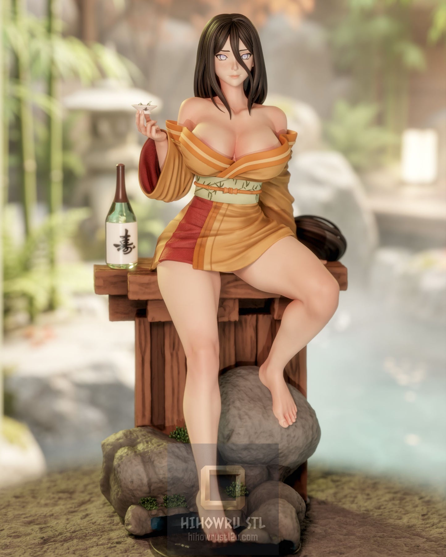 5075 Hanabi Hyūga NSFW - Naruto - STL 3D Print Files
