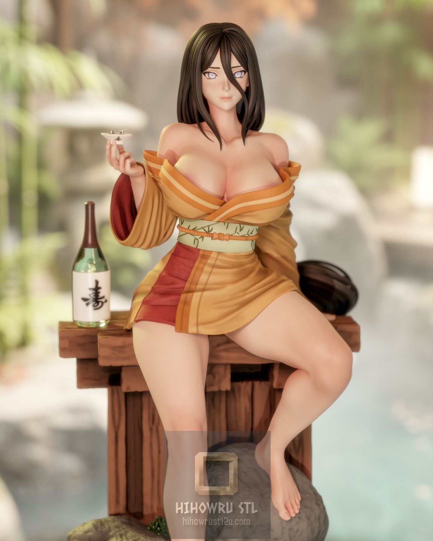 5075 Hanabi Hyūga NSFW - Naruto - STL 3D Print Files