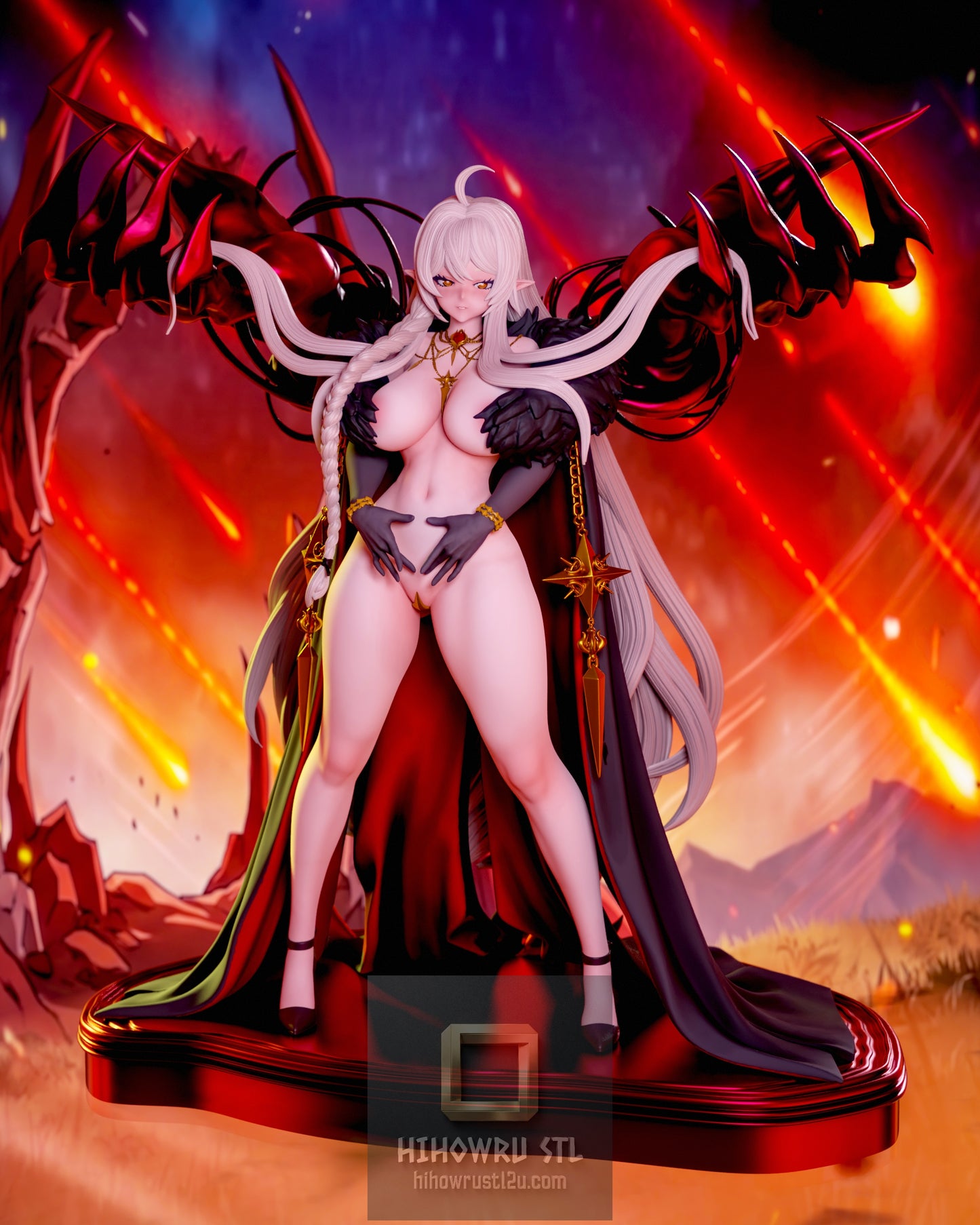 5424 Morgan Le Fay NSFW - Lost Sword - STL 3D Print Files