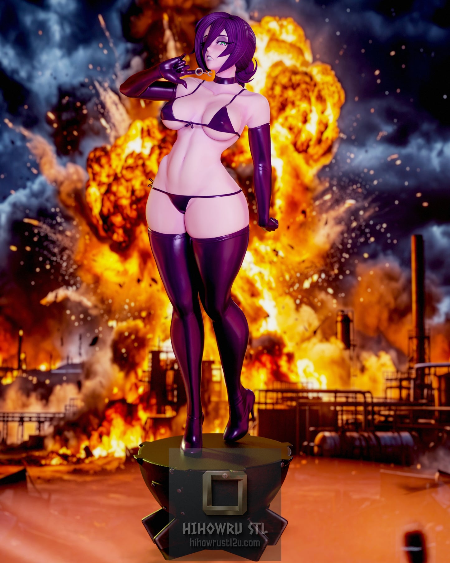 5235 Reze NSFW - Chainsaw Man - STL 3D Print Files