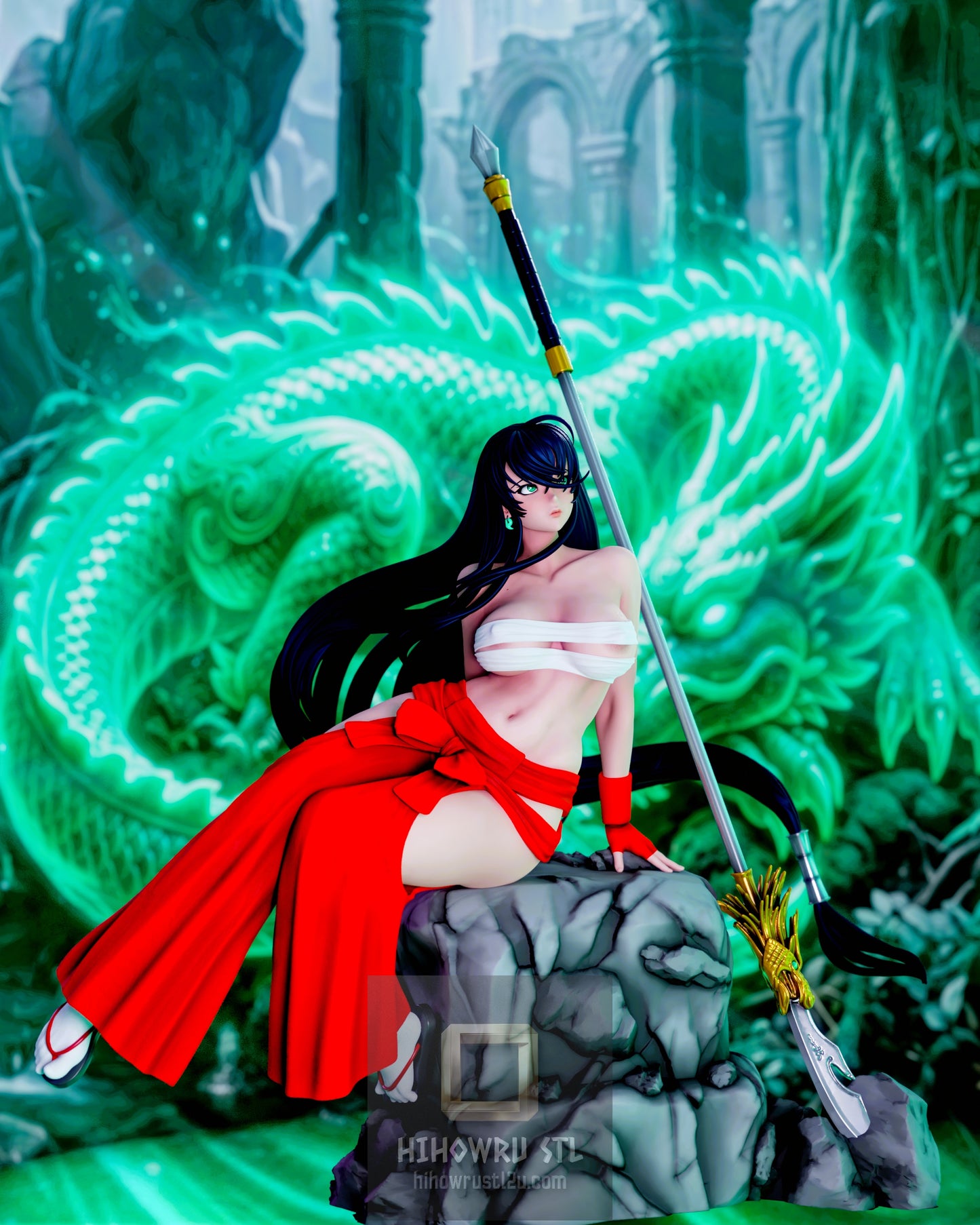 5479 Unchou Kan-u NSFW - Ikkitousen - STL 3D Print Files