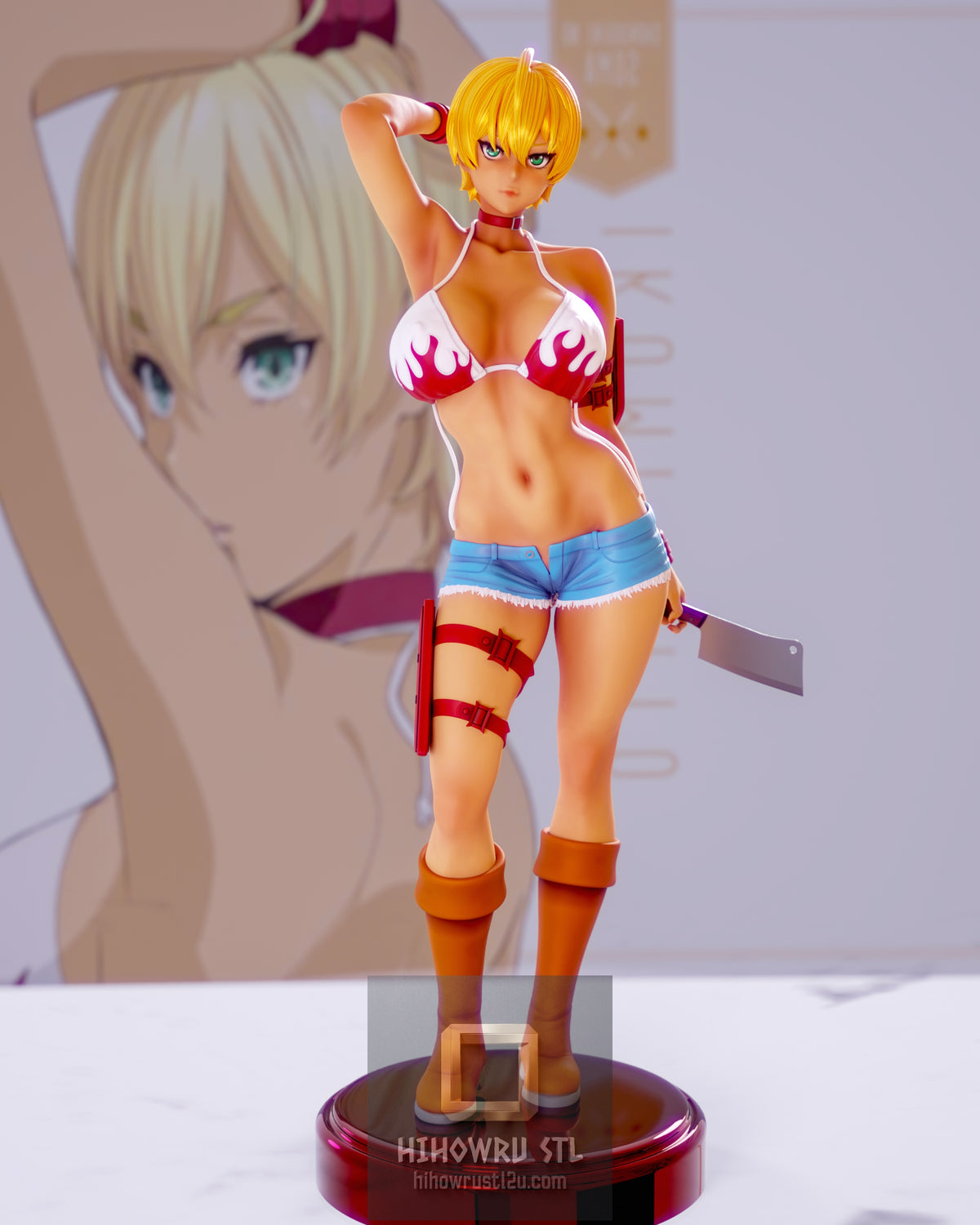 5639 Ikumi Mito NSFW - Food Wars - STL 3D Print Files