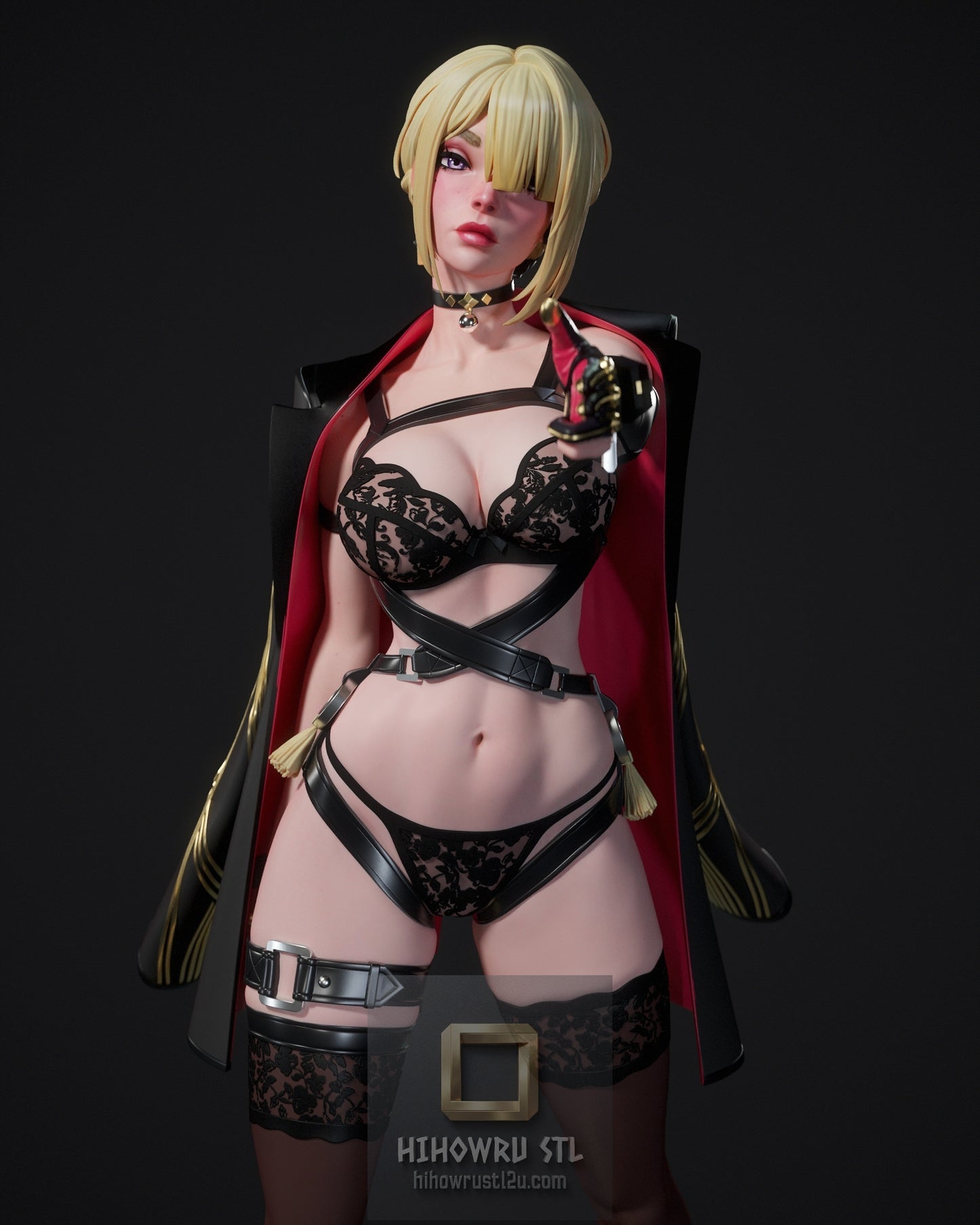 5204 Evelyn Chevalier NSFW - Zenless Zone Zero - STL 3D Print Files