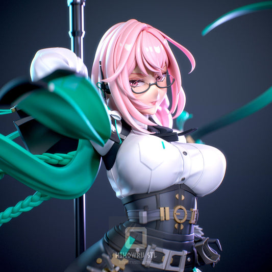 4337 Tsukishiro Yanagi - Zenless Zone Zero - STL 3D Print Files