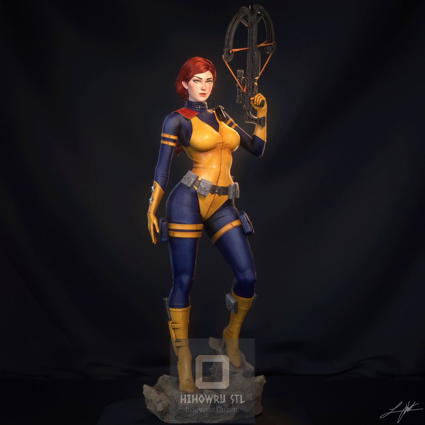 4547 Scarlett - G.I. Joe - STL 3D Print Files