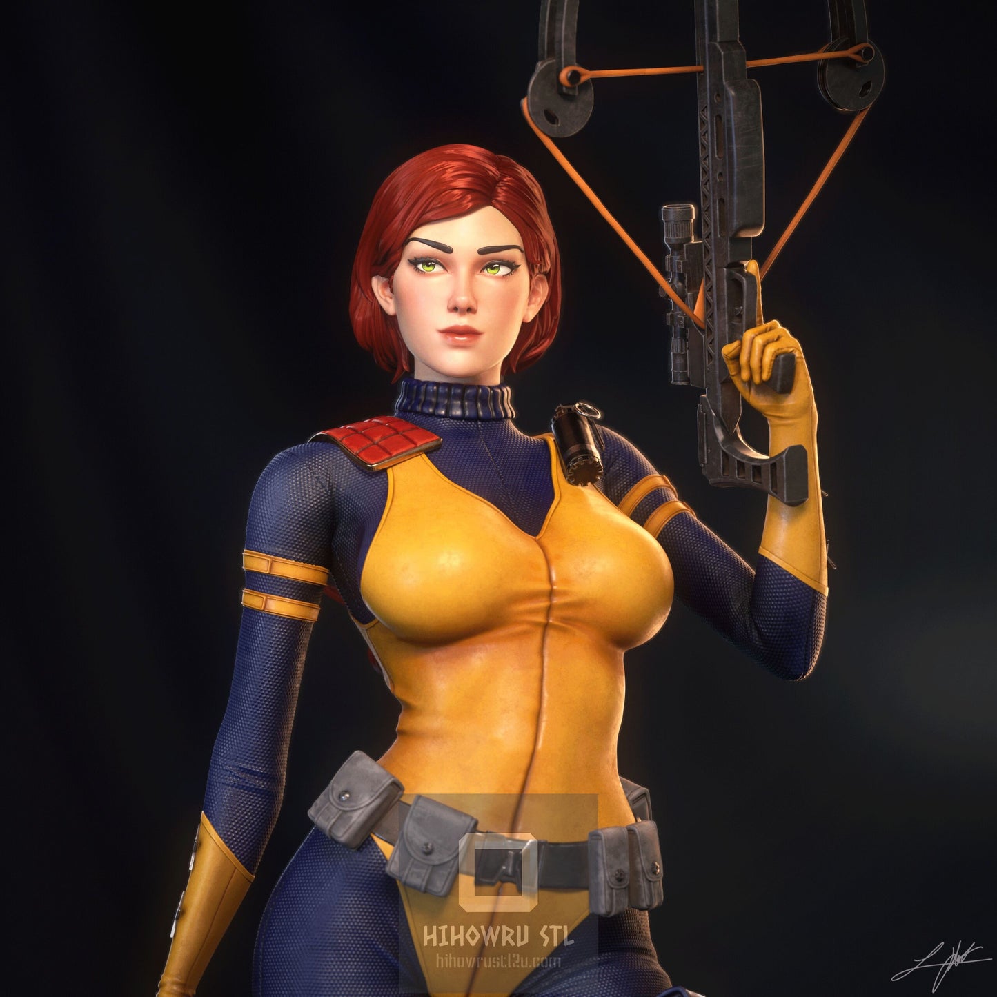 4547 Scarlett - G.I. Joe - STL 3D Print Files