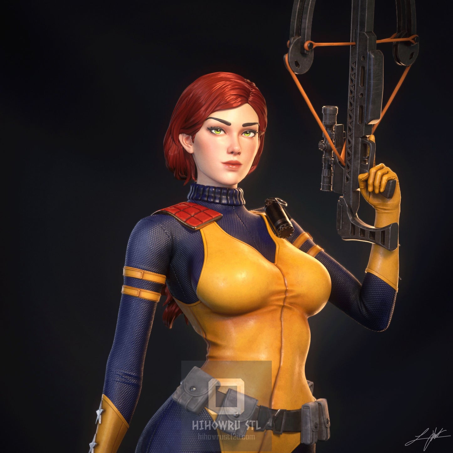 4547 Scarlett - G.I. Joe - STL 3D Print Files