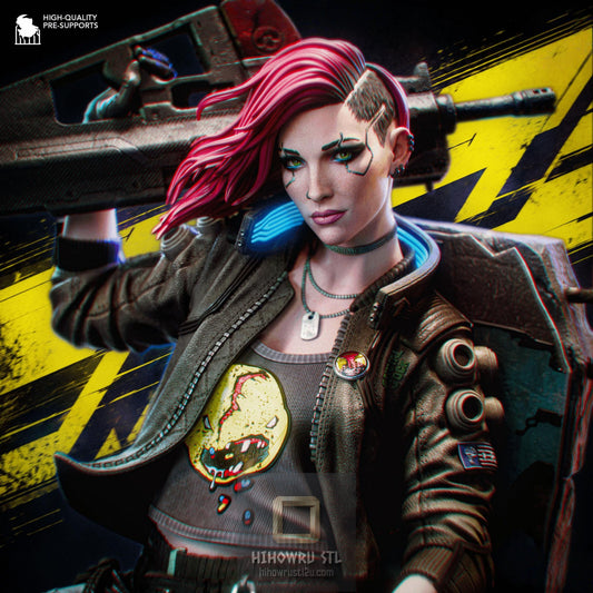 5551 Valerie - Cyberpunk 2077 - STL 3D Print Files
