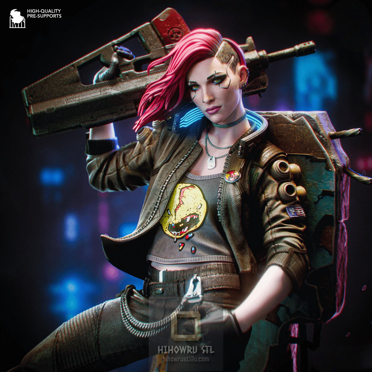 5551 Valerie - Cyberpunk 2077 - STL 3D Print Files