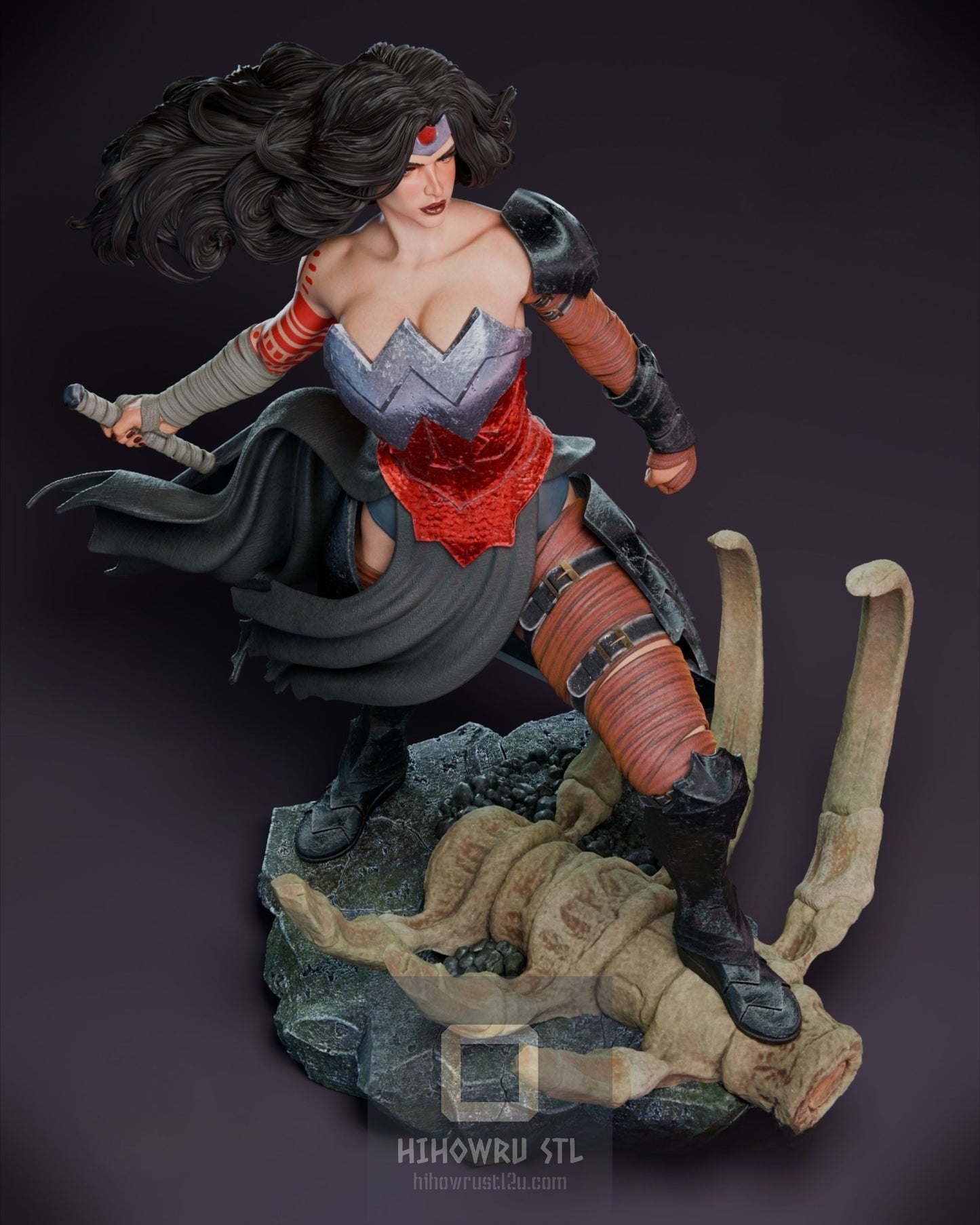 4494 Absolute Wonder Woman - DC Comics - STL 3D Print Files