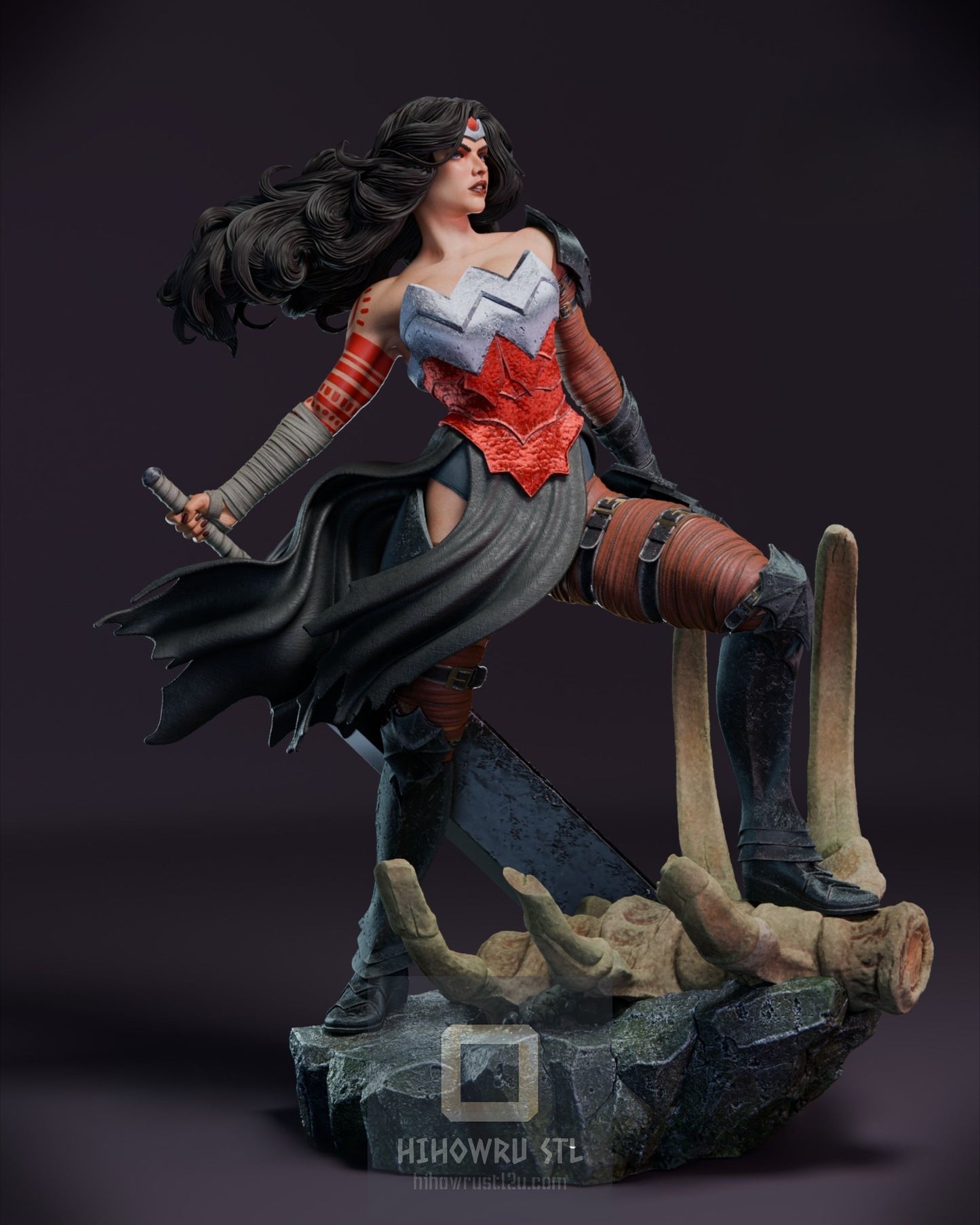 4494 Absolute Wonder Woman - DC Comics - STL 3D Print Files