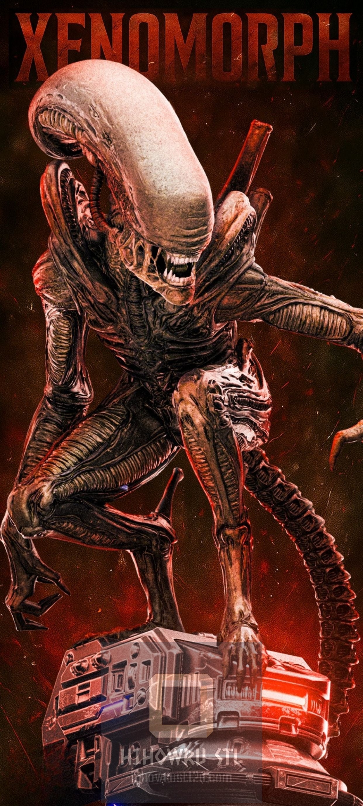 4358 Alien Xenomorph Big Chap - STL 3D Print Files