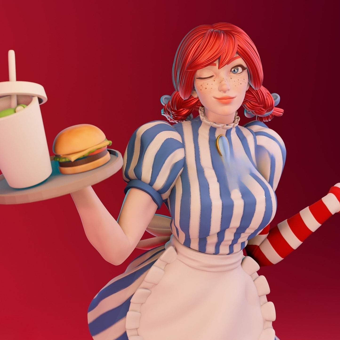 3244 Wendy's NSFW - STL 3D Print Files