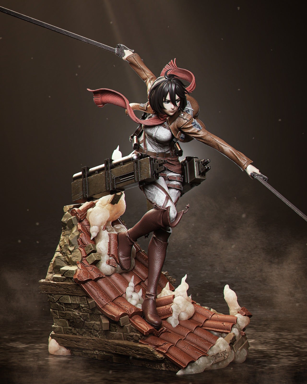 3534 Mikasa Ackerman - Attack on Titan - STL 3D Print Files