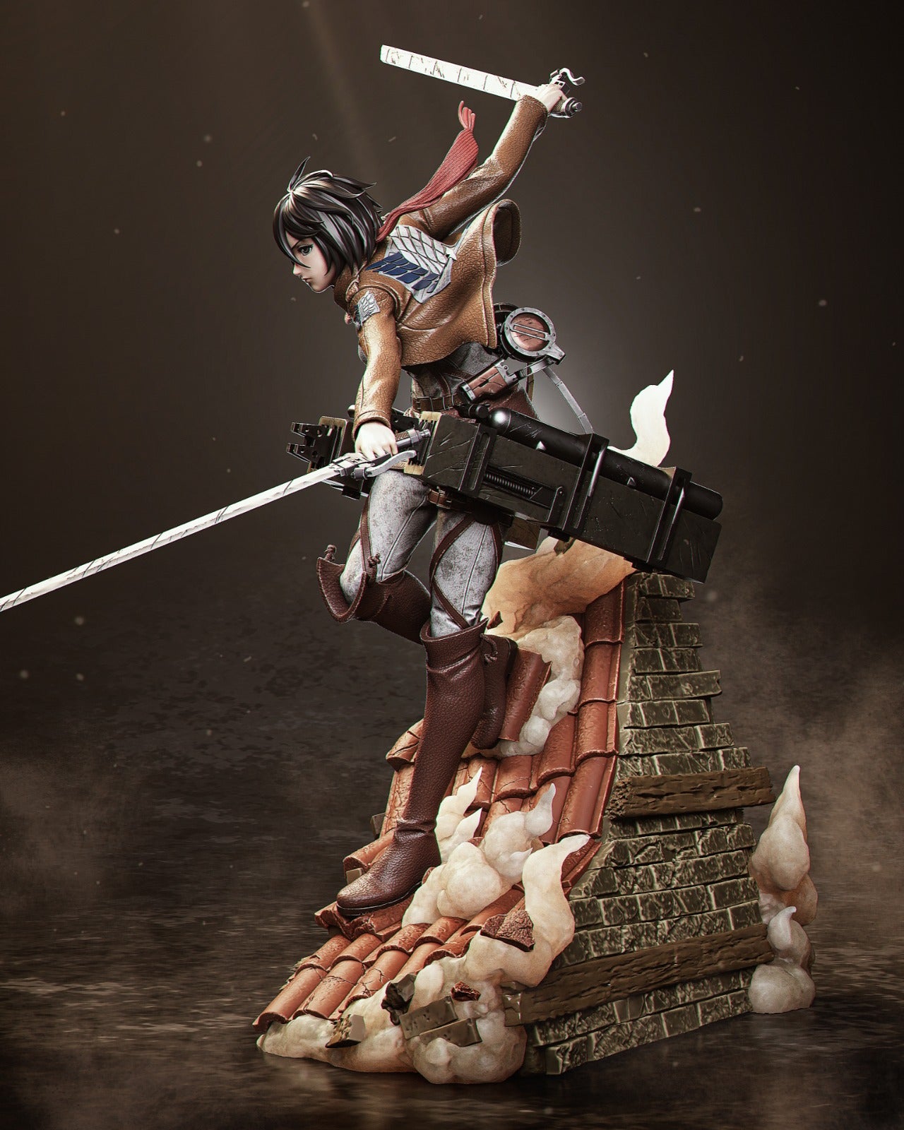 3534 Mikasa Ackerman - Attack on Titan - STL 3D Print Files