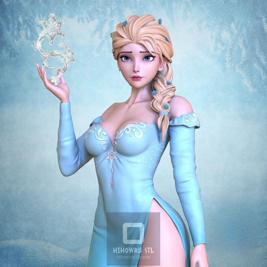 4344 Elsa NSFW - Frozen - STL 3D Print Files