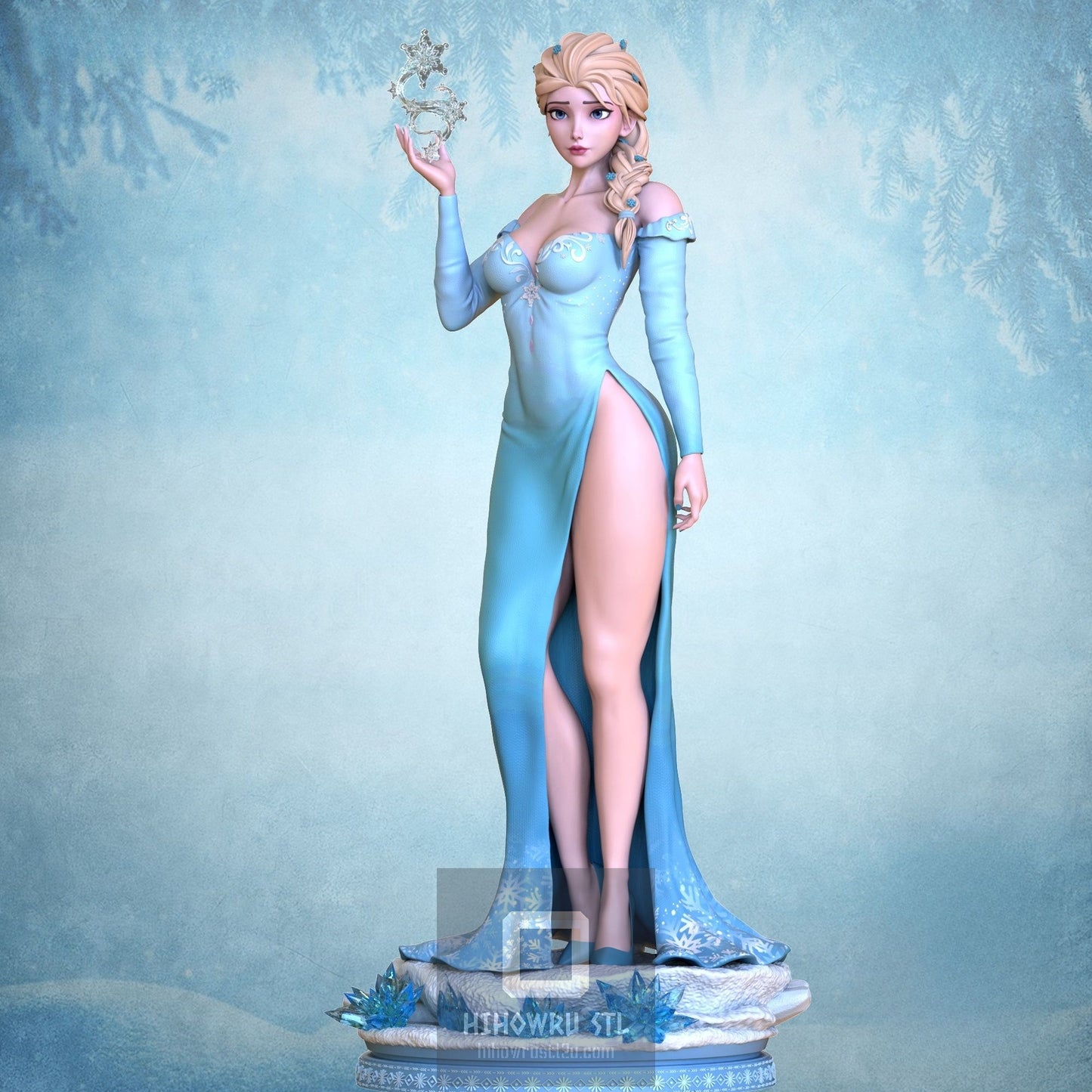 4344 Elsa NSFW - Frozen - STL 3D Print Files