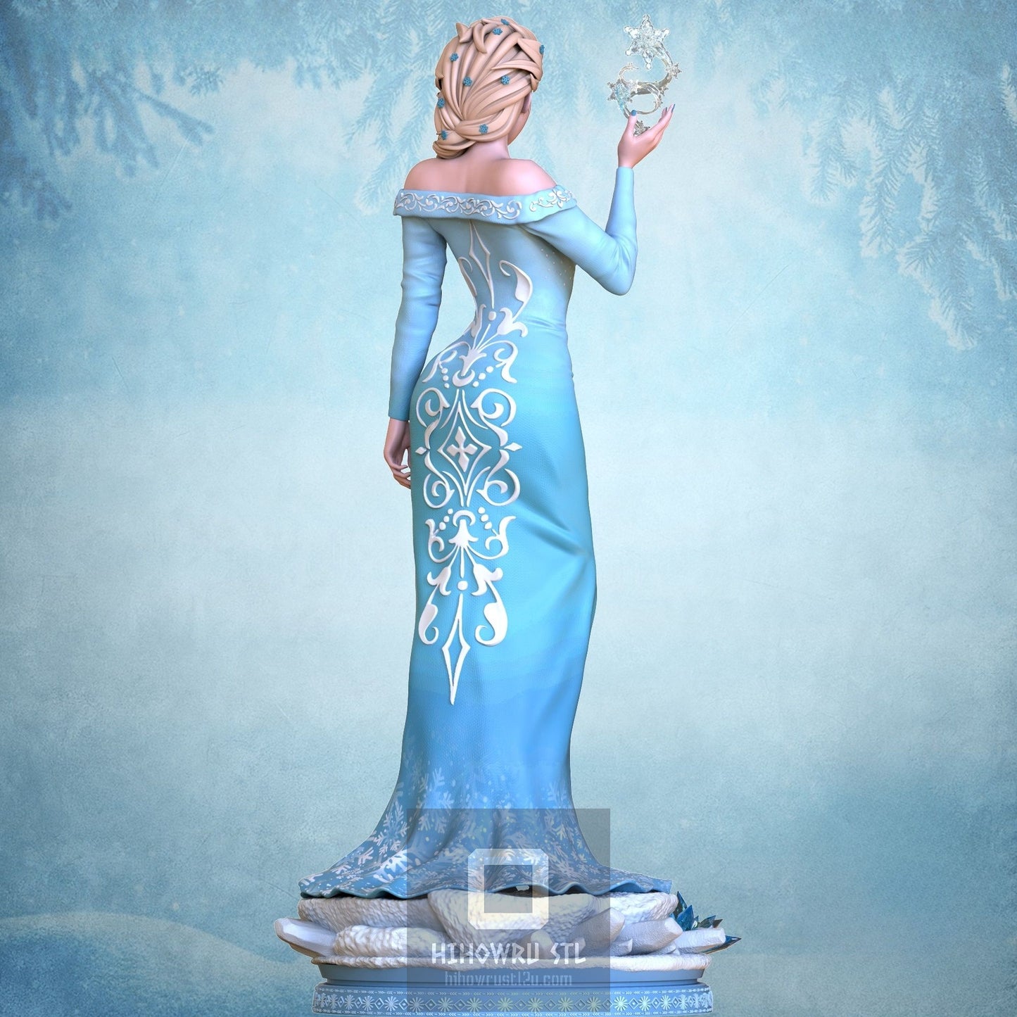 4344 Elsa NSFW - Frozen - STL 3D Print Files