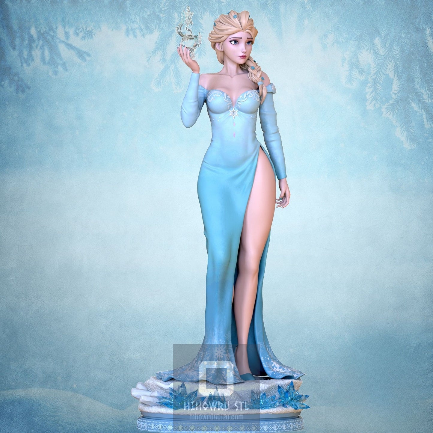 4344 Elsa NSFW - Frozen - STL 3D Print Files