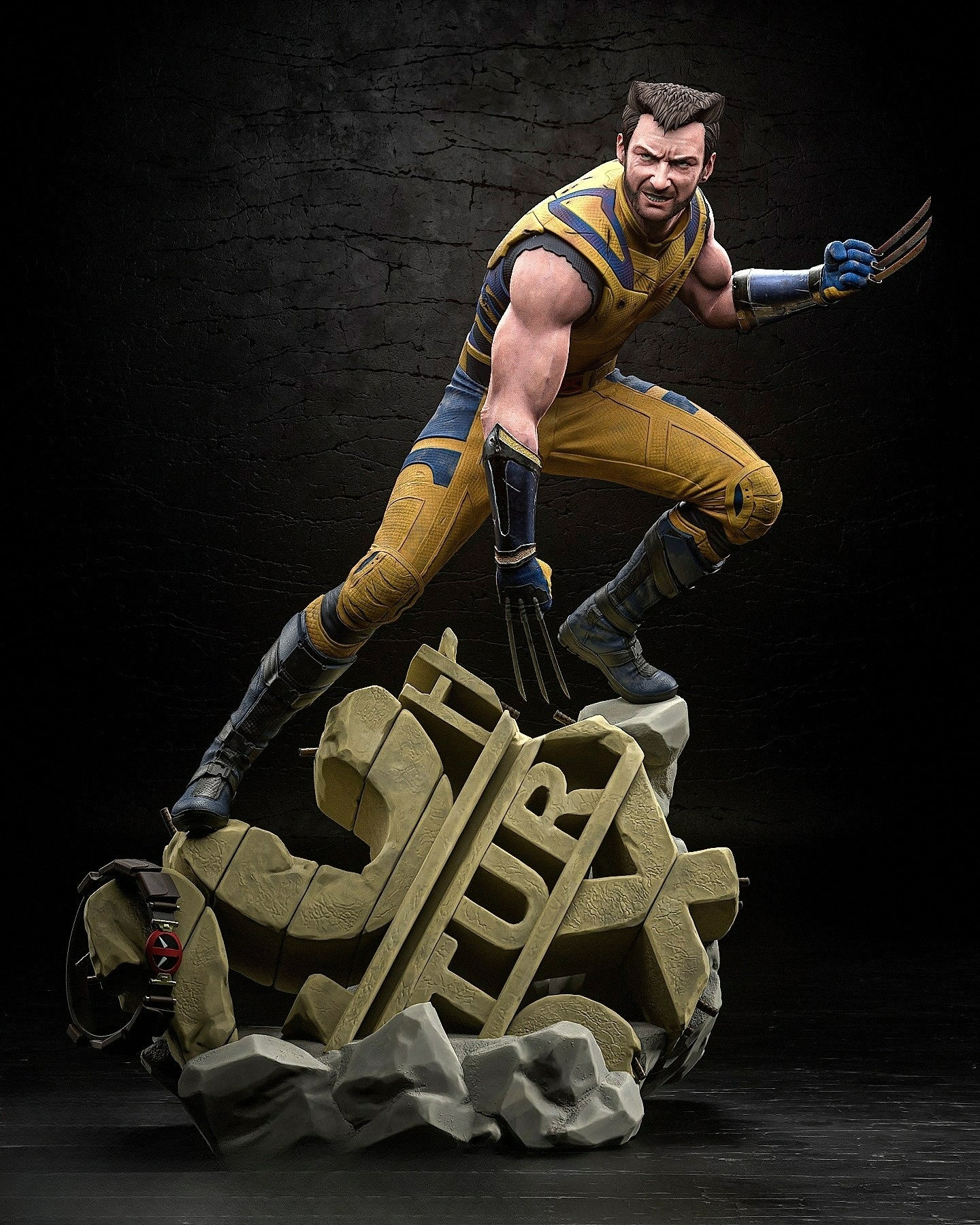 3316 Wolverine - Hugh Jackman - STL 3D Print Files