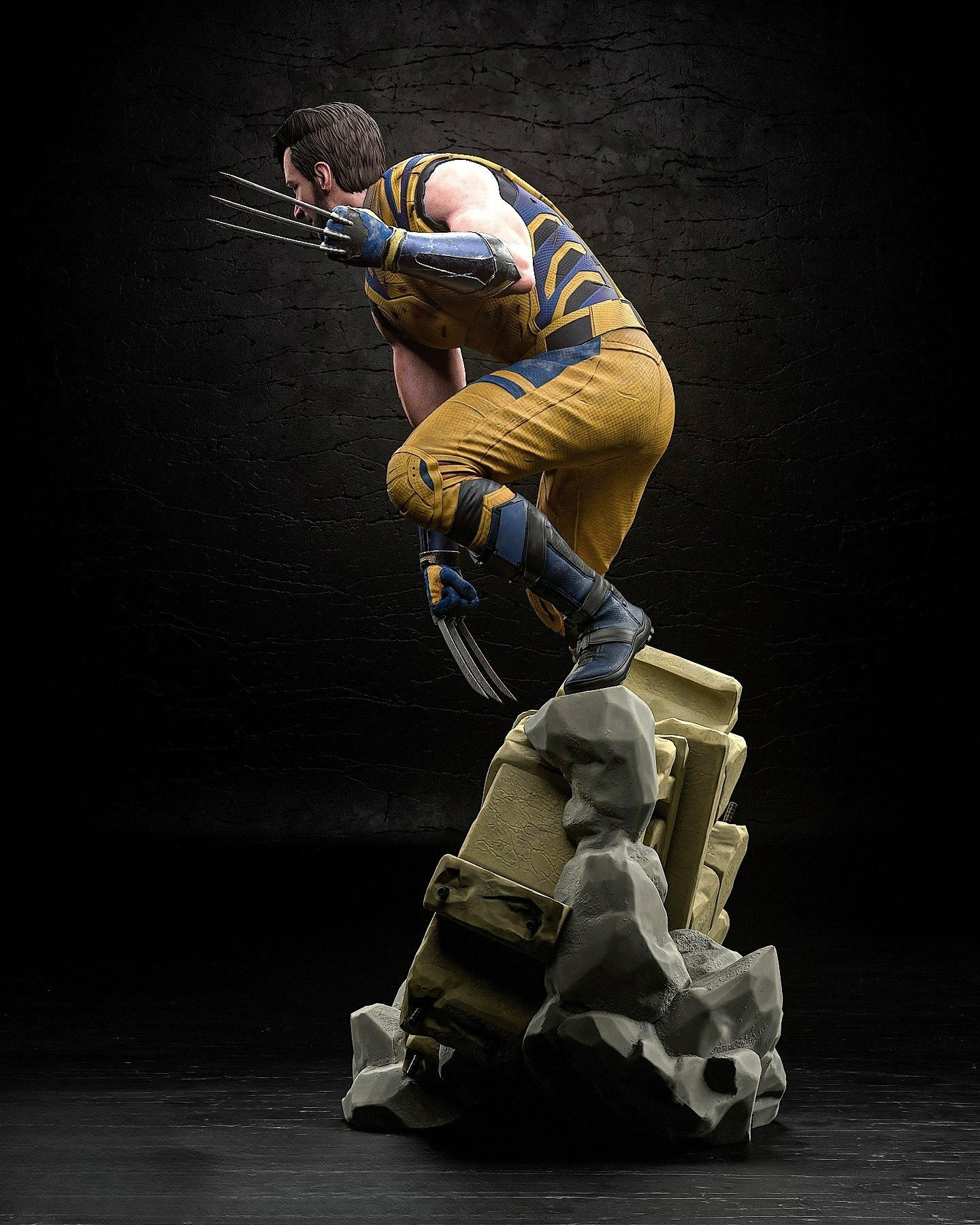 3316 Wolverine - Hugh Jackman - STL 3D Print Files