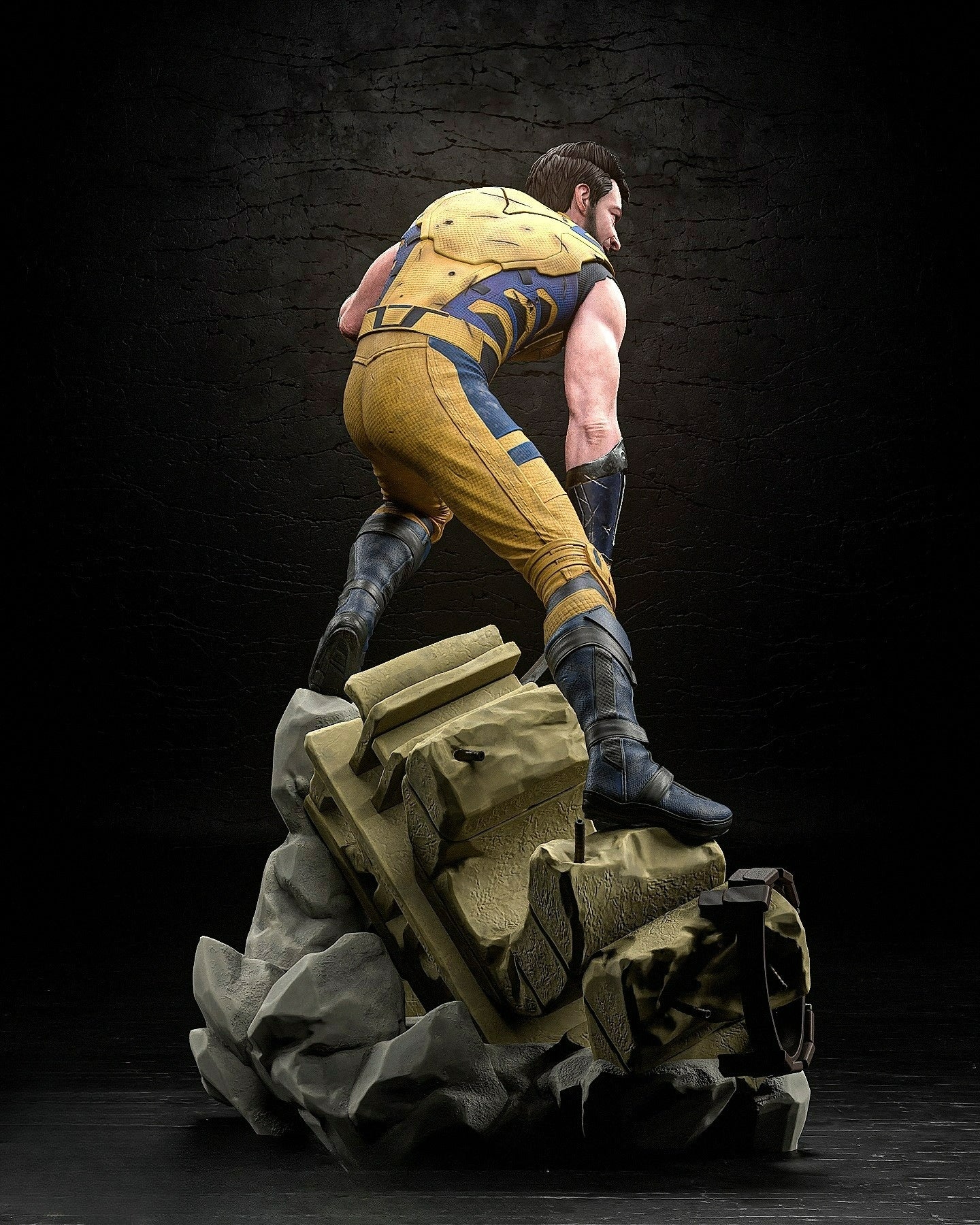 3316 Wolverine - Hugh Jackman - STL 3D Print Files