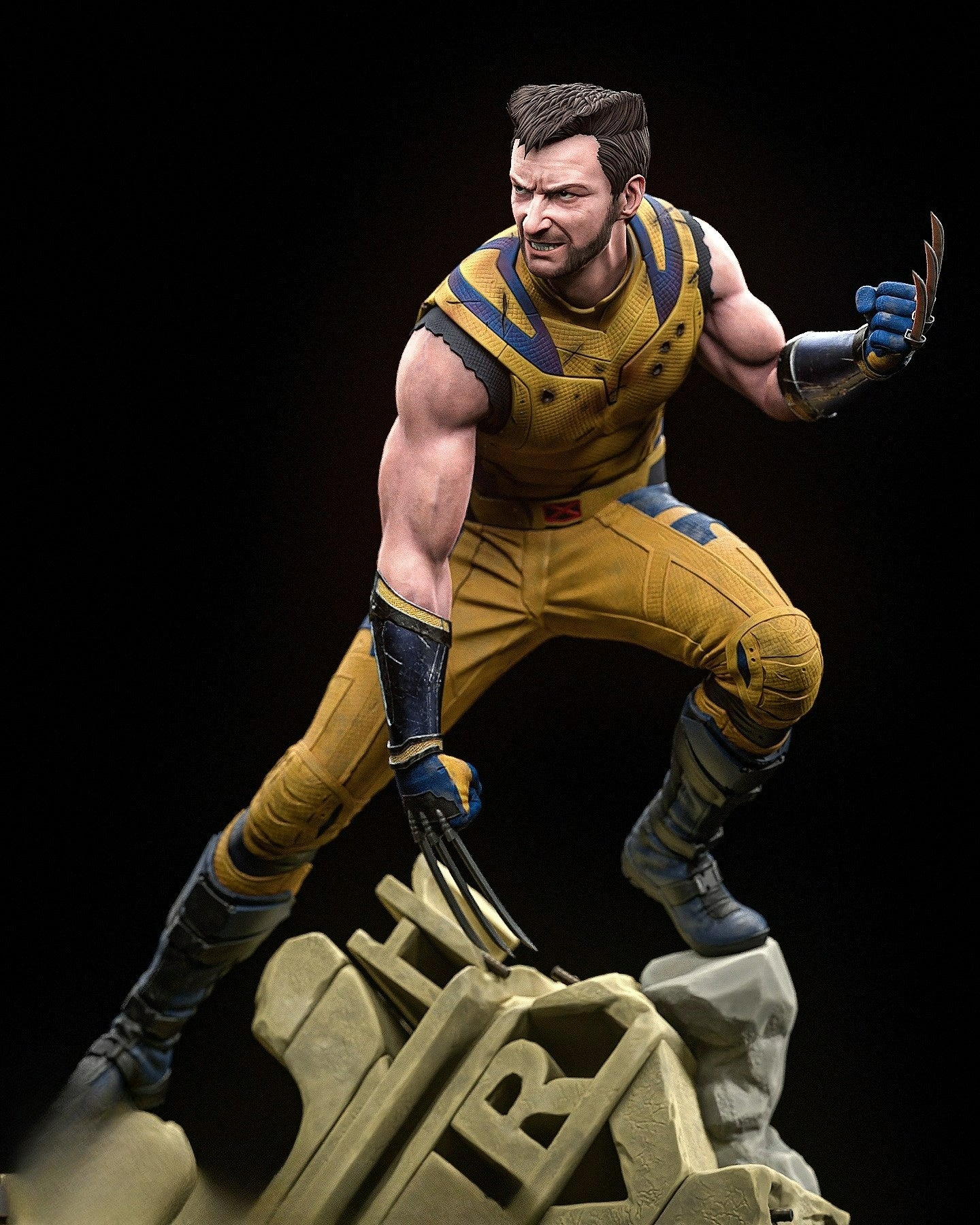 3316 Wolverine - Hugh Jackman - STL 3D Print Files