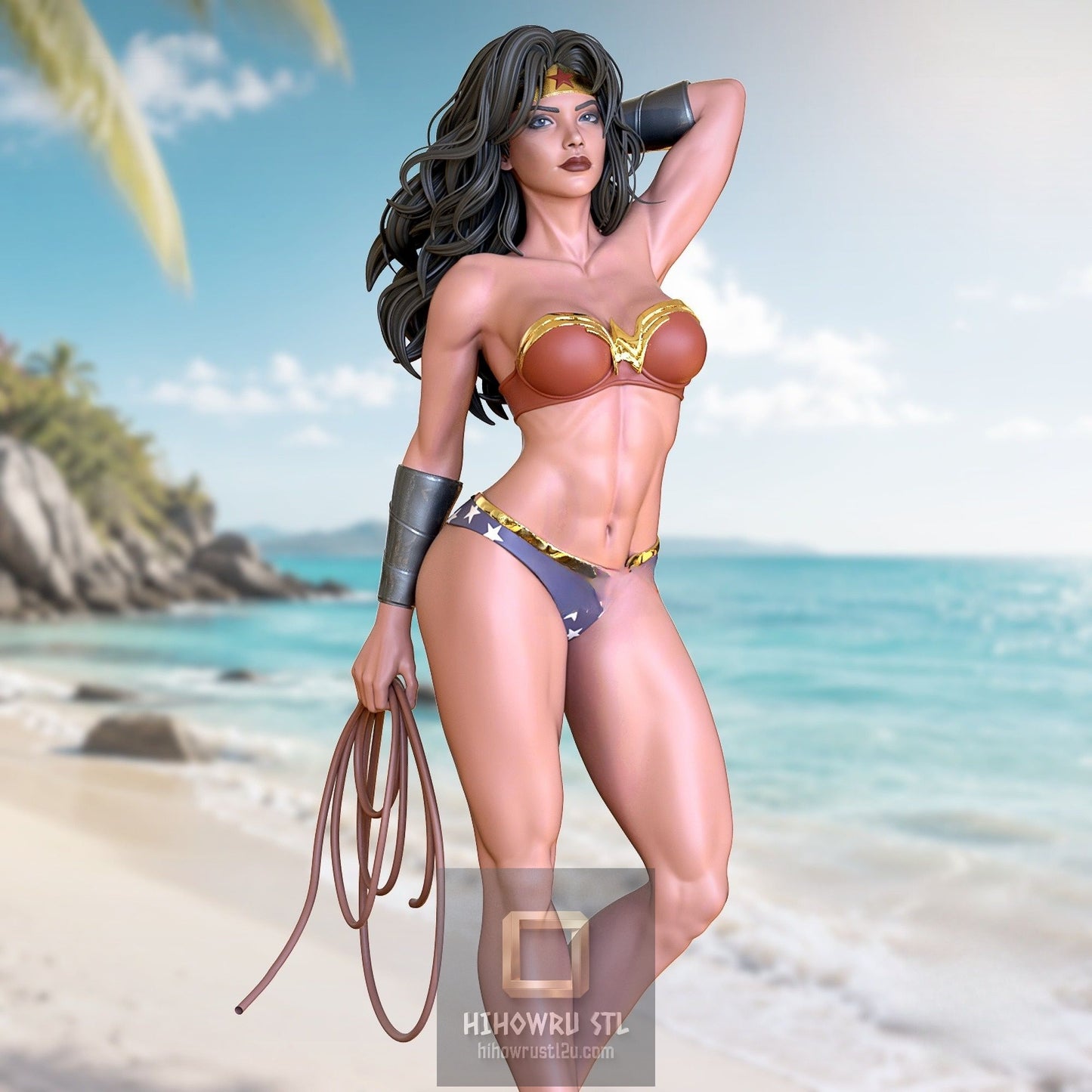 5341 Wonder Woman NSFW - DC COMICS - STL 3D Print Files