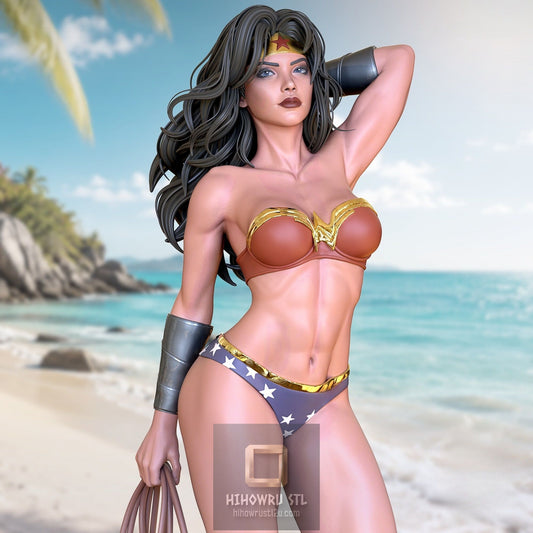 5341 Wonder Woman NSFW - DC COMICS - STL 3D Print Files