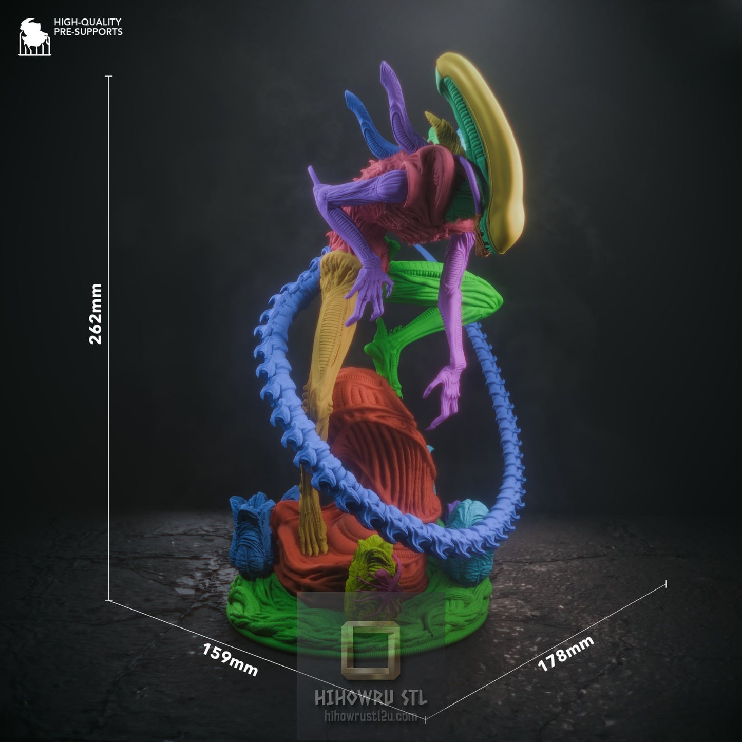 5413 Xenomorph - Alien - STL 3D Print Files