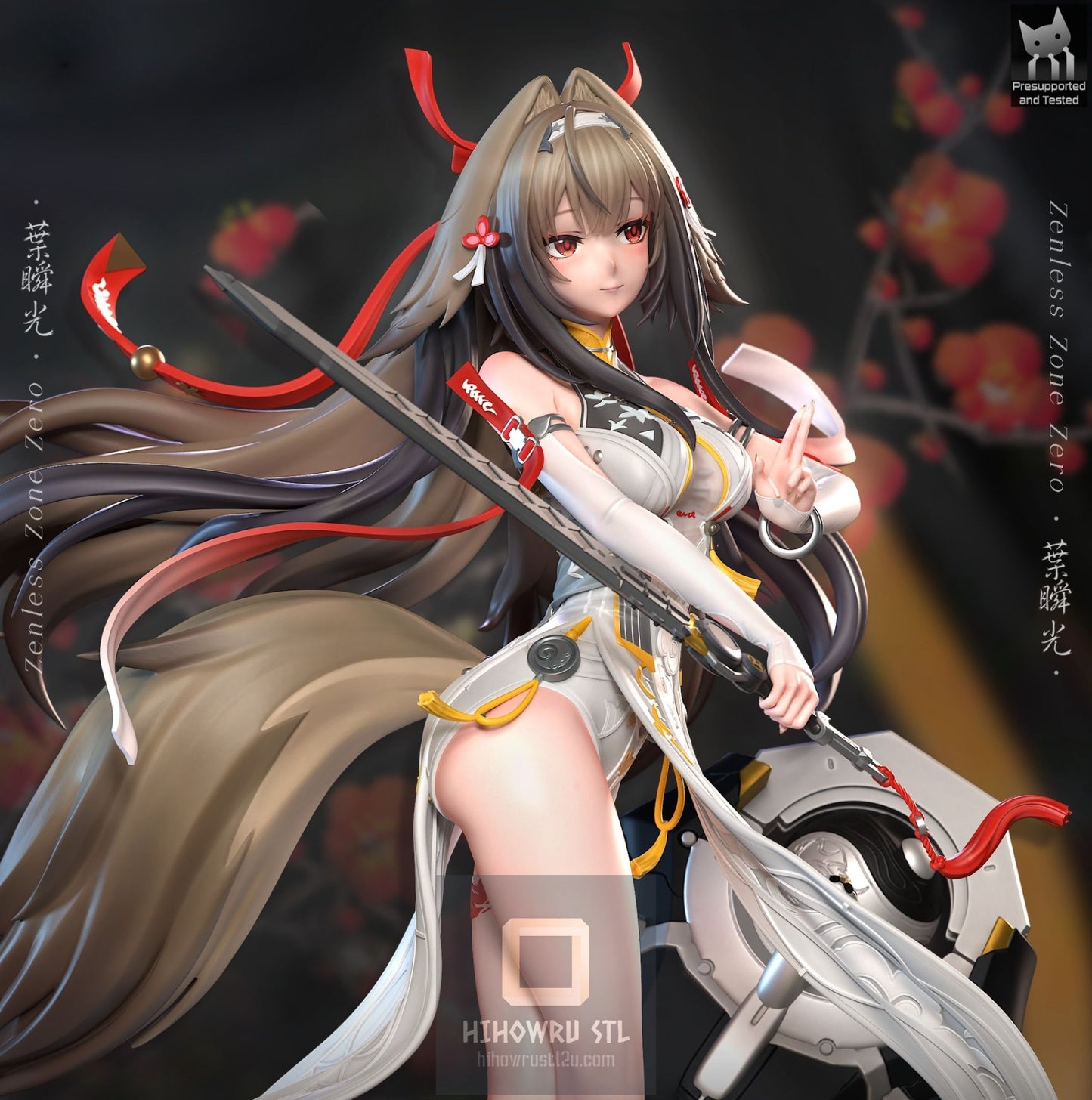 4806 Ye Shunguang - Zenless Zone Zero - STL 3D Print Files