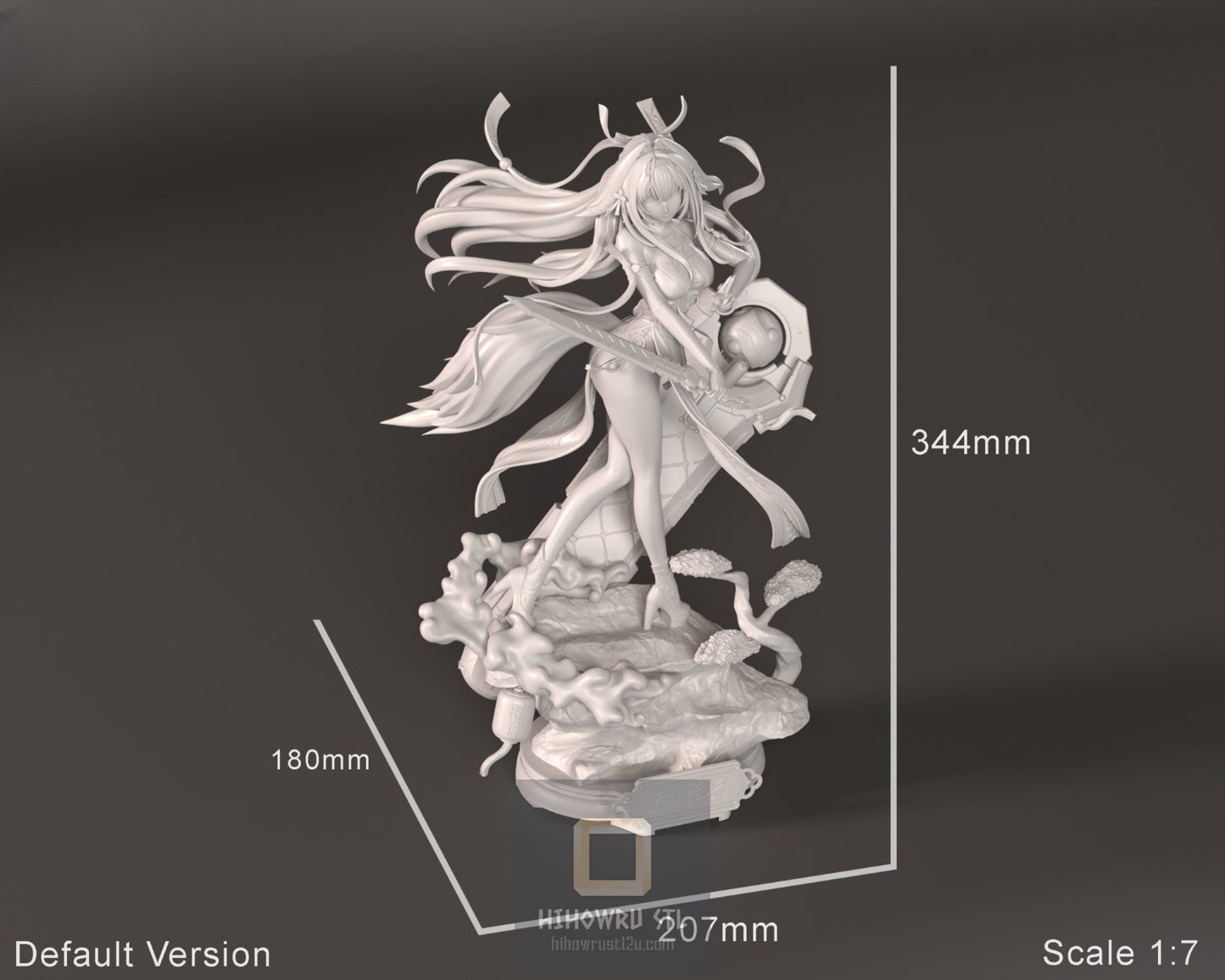 4806 Ye Shunguang - Zenless Zone Zero - STL 3D Print Files