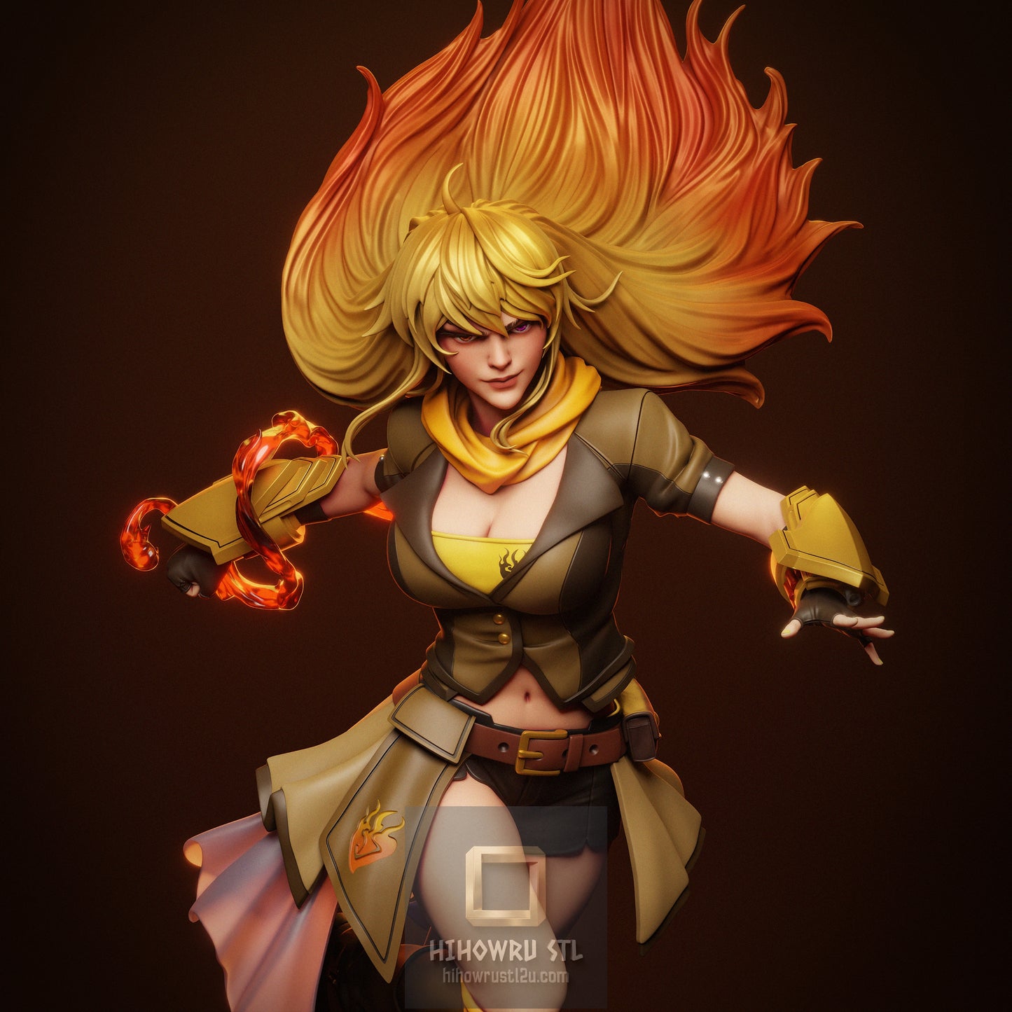 5367 Yang Xiao Long - RWBY - STL 3D Print Files