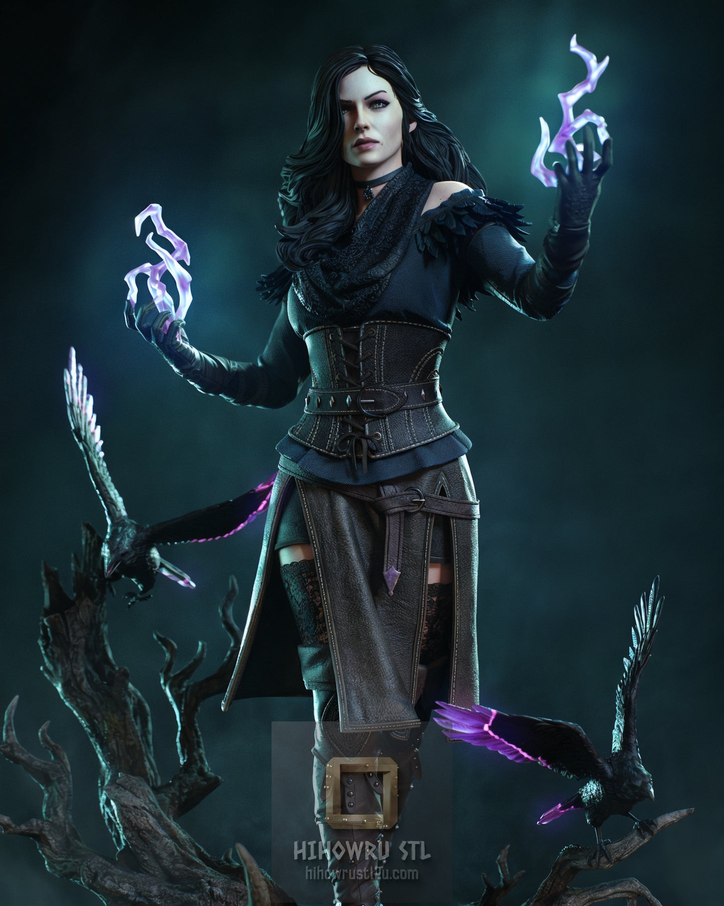 5342 Yennefer of Vengerberg - The Witcher - STL 3D Print Files