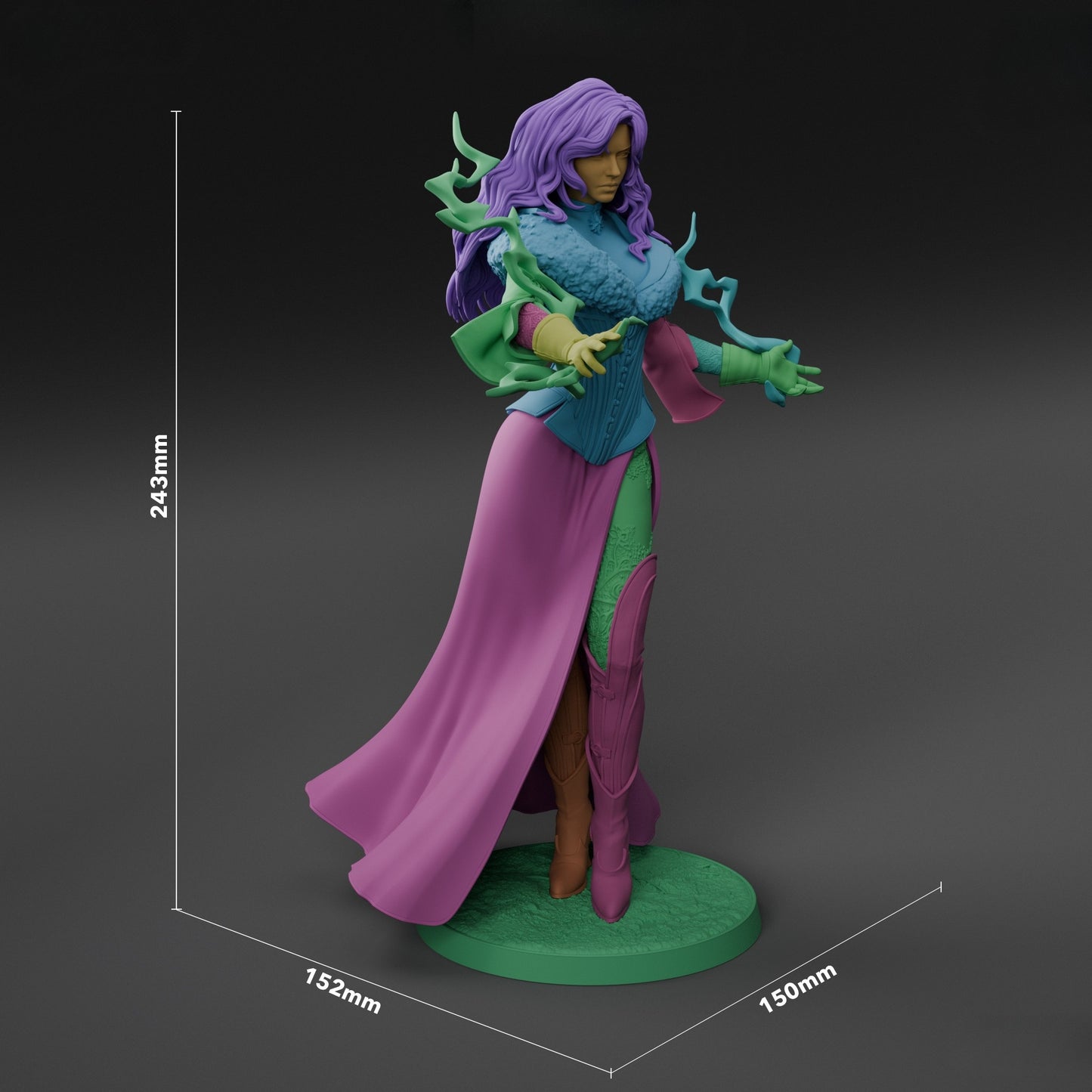 3864 Yennefer of Vengerberg - The Witcher - STL 3D Print Files