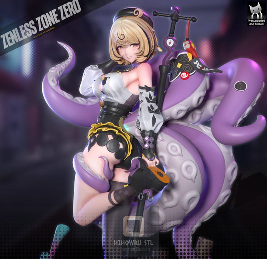 4563 Yidhari Murphy - Zenless Zone Zero - STL 3D Print Files