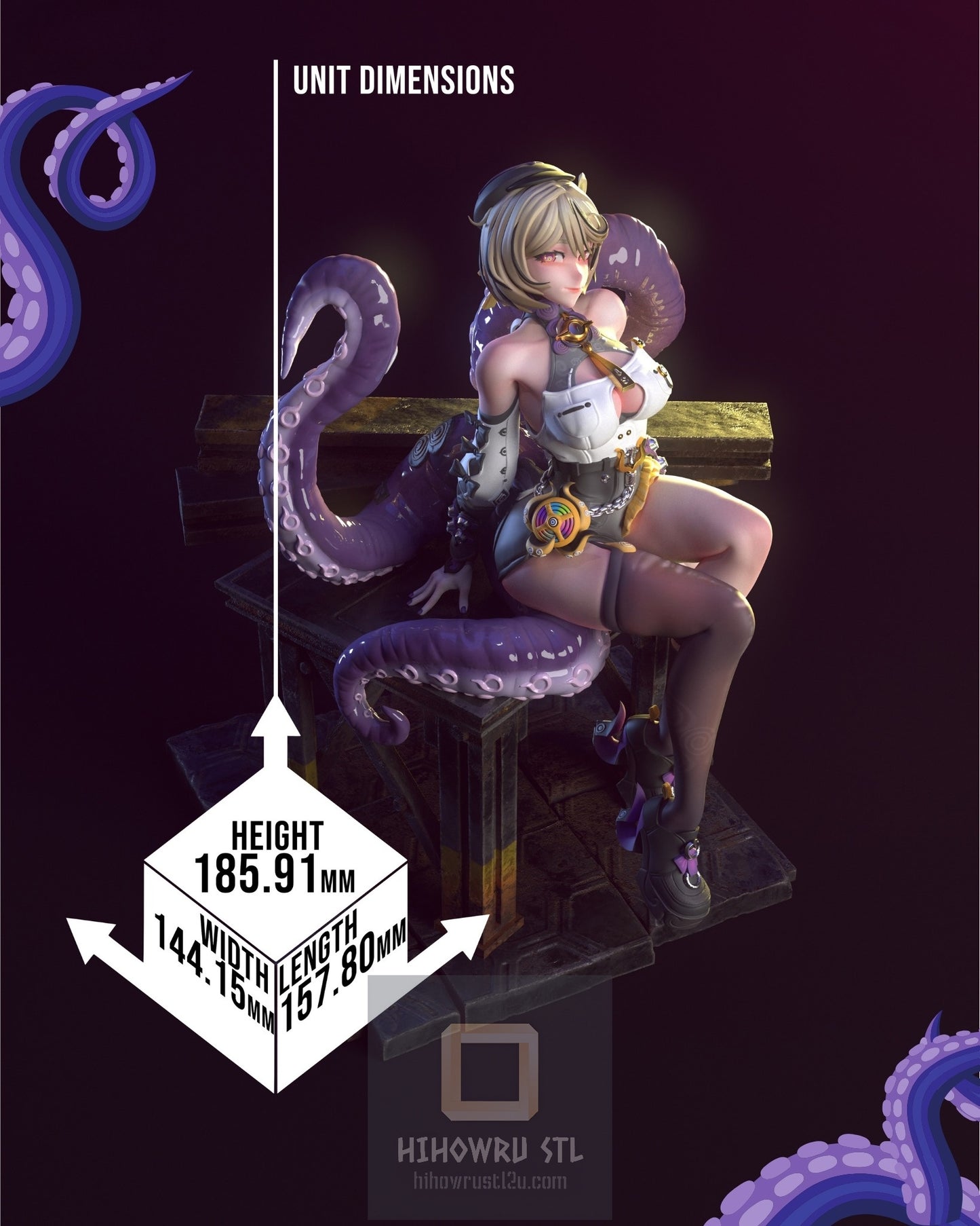 4652 Yidhari Murphy - Zenless Zone Zero - STL 3D Print Files