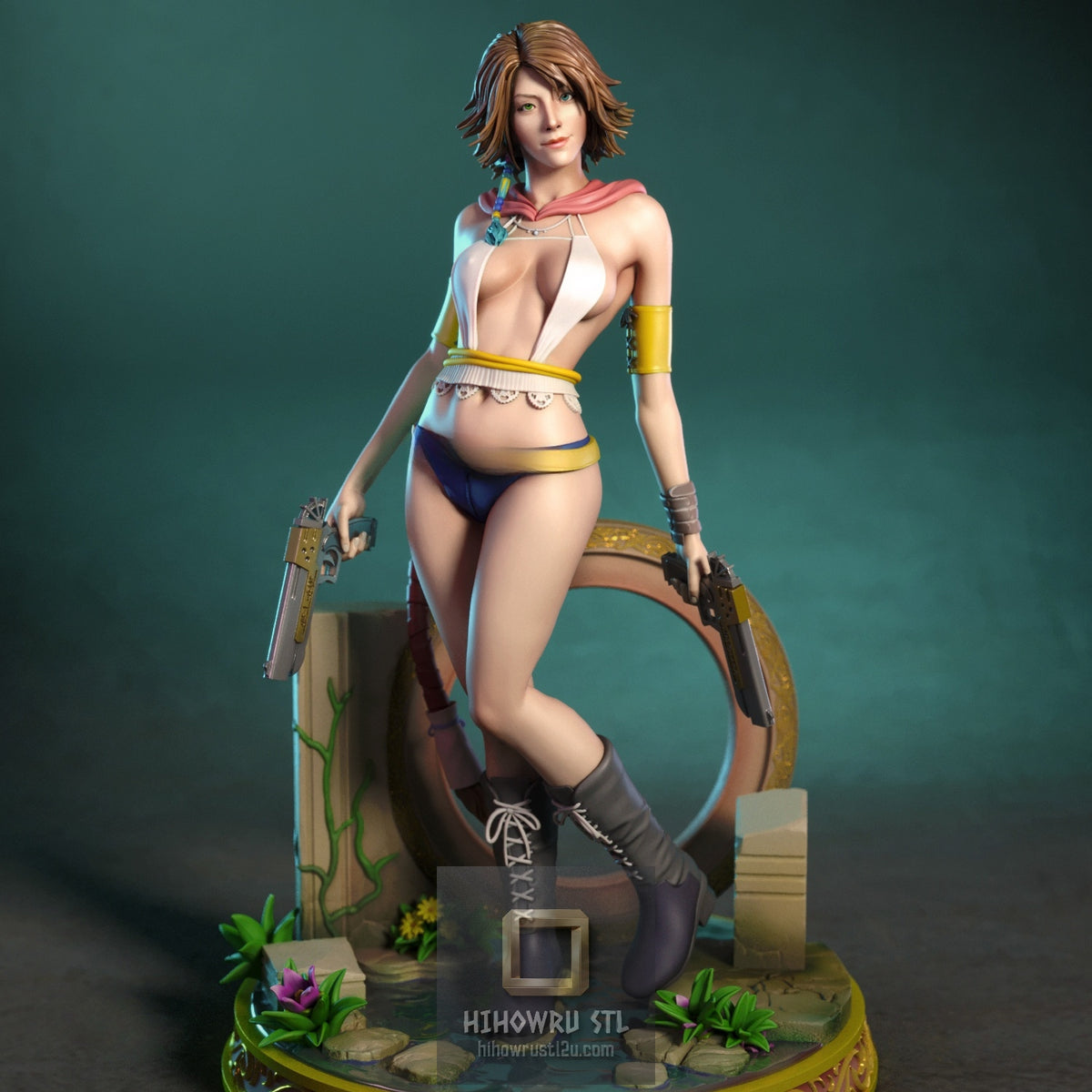 5644 Yuna NSFW - Final Fantasy X - STL 3D Print Files