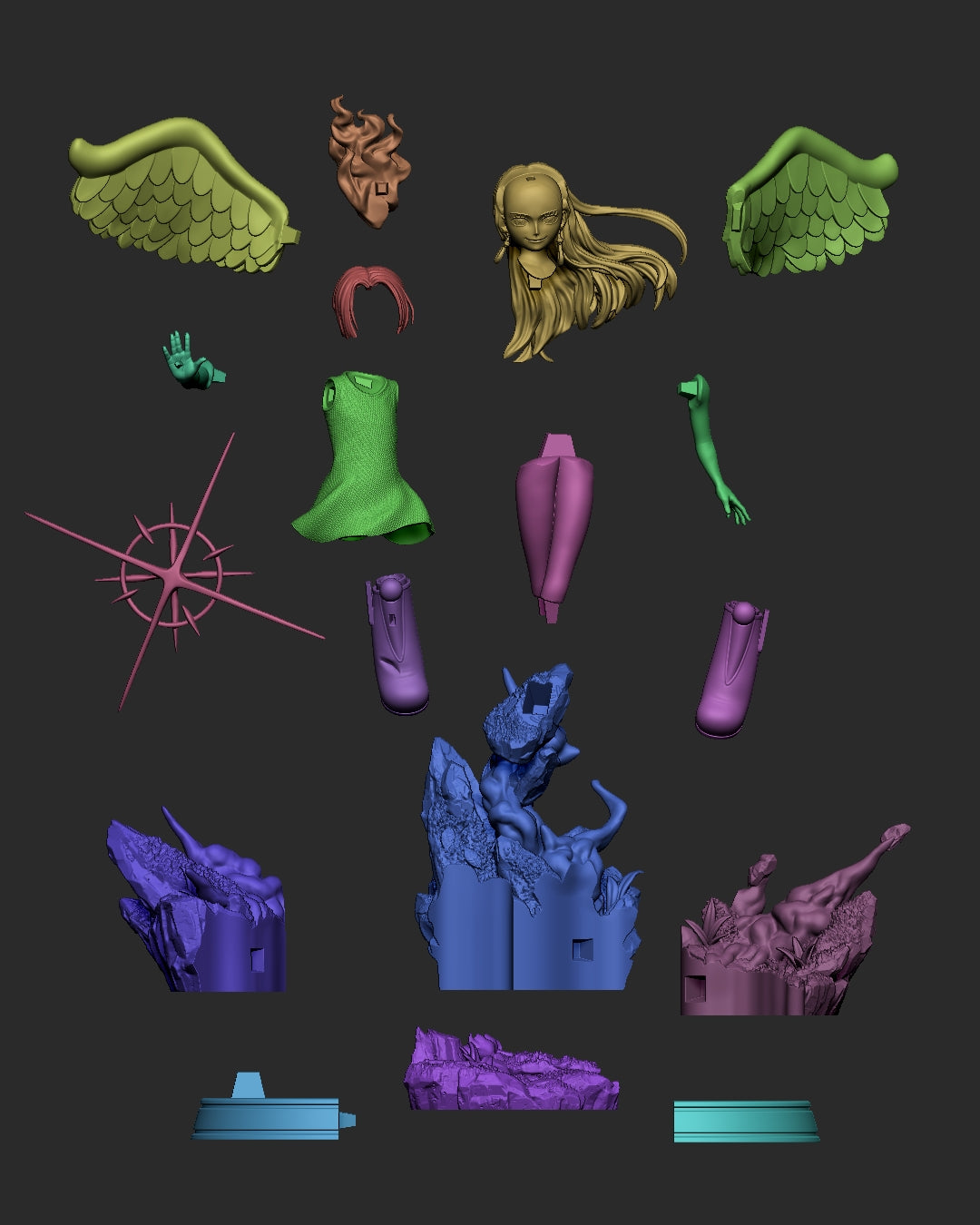 2392 Boa Hancock Seraphim - One Piece - STL 3D Print Files