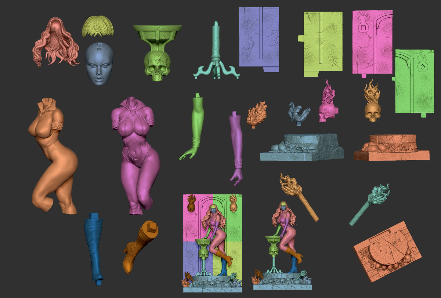 2601 Vampirella NSFW - STL 3D Print Files