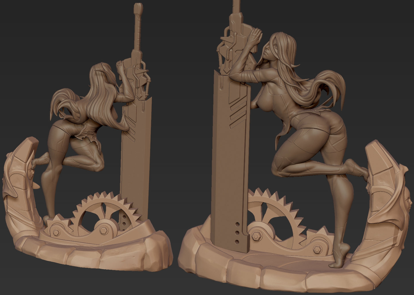 1823 Sally Whitemane NSFW and A2 - STL 3D Print Files