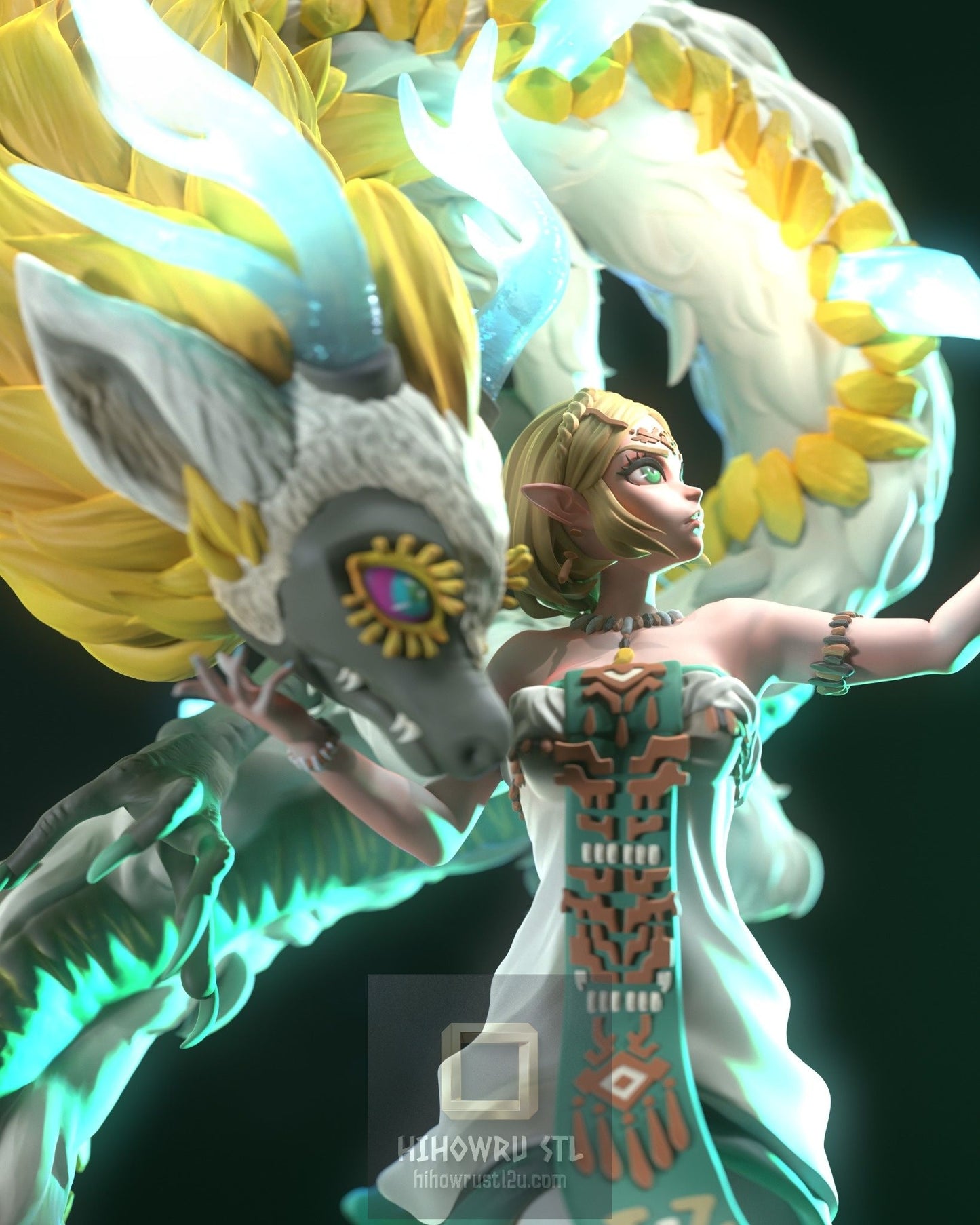 5005 Princess Zelda - The Legend of Zelda - STL 3D Print Files