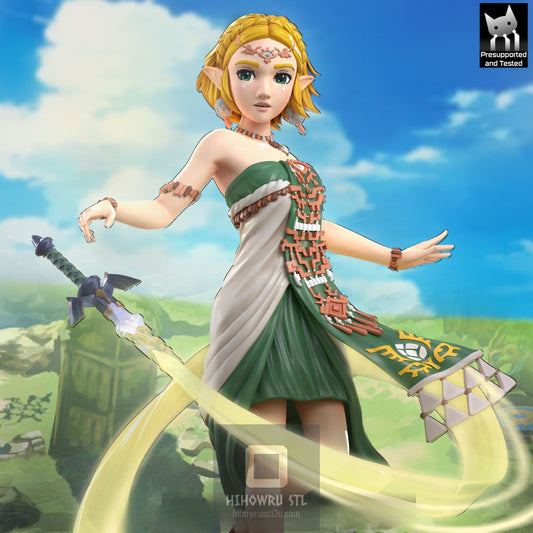 4562 Princess Zelda - The Legend of Zelda - STL 3D Print Files
