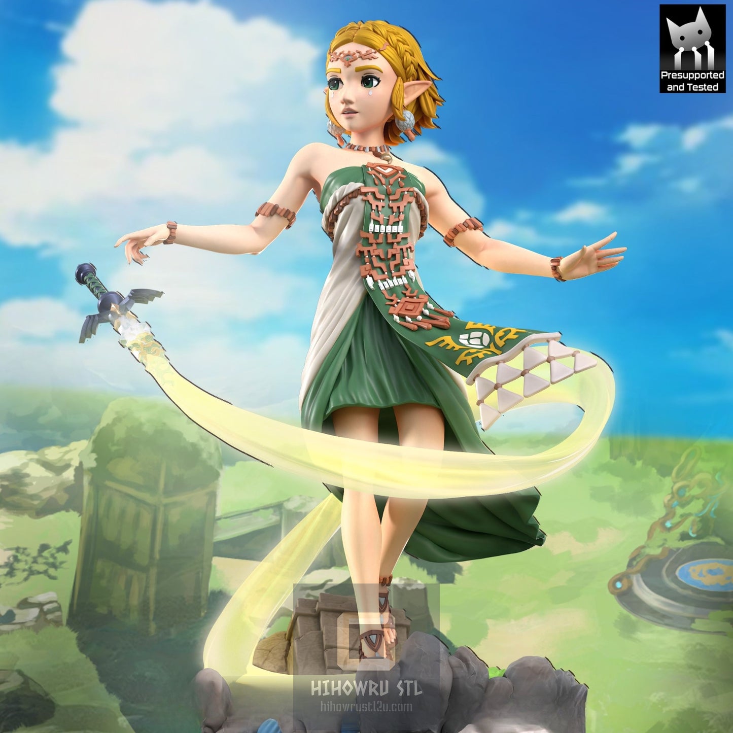 4562 Princess Zelda - The Legend of Zelda - STL 3D Print Files