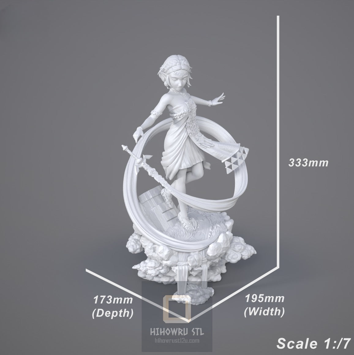 4562 Princess Zelda - The Legend of Zelda - STL 3D Print Files