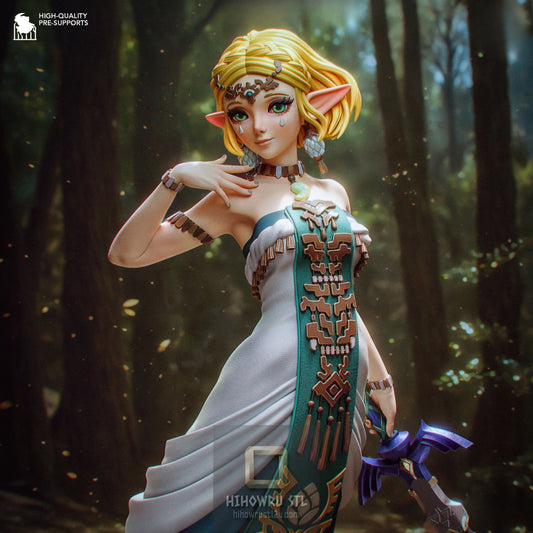 5180 Princess Zelda - The Legend of Zelda - STL 3D Print Files