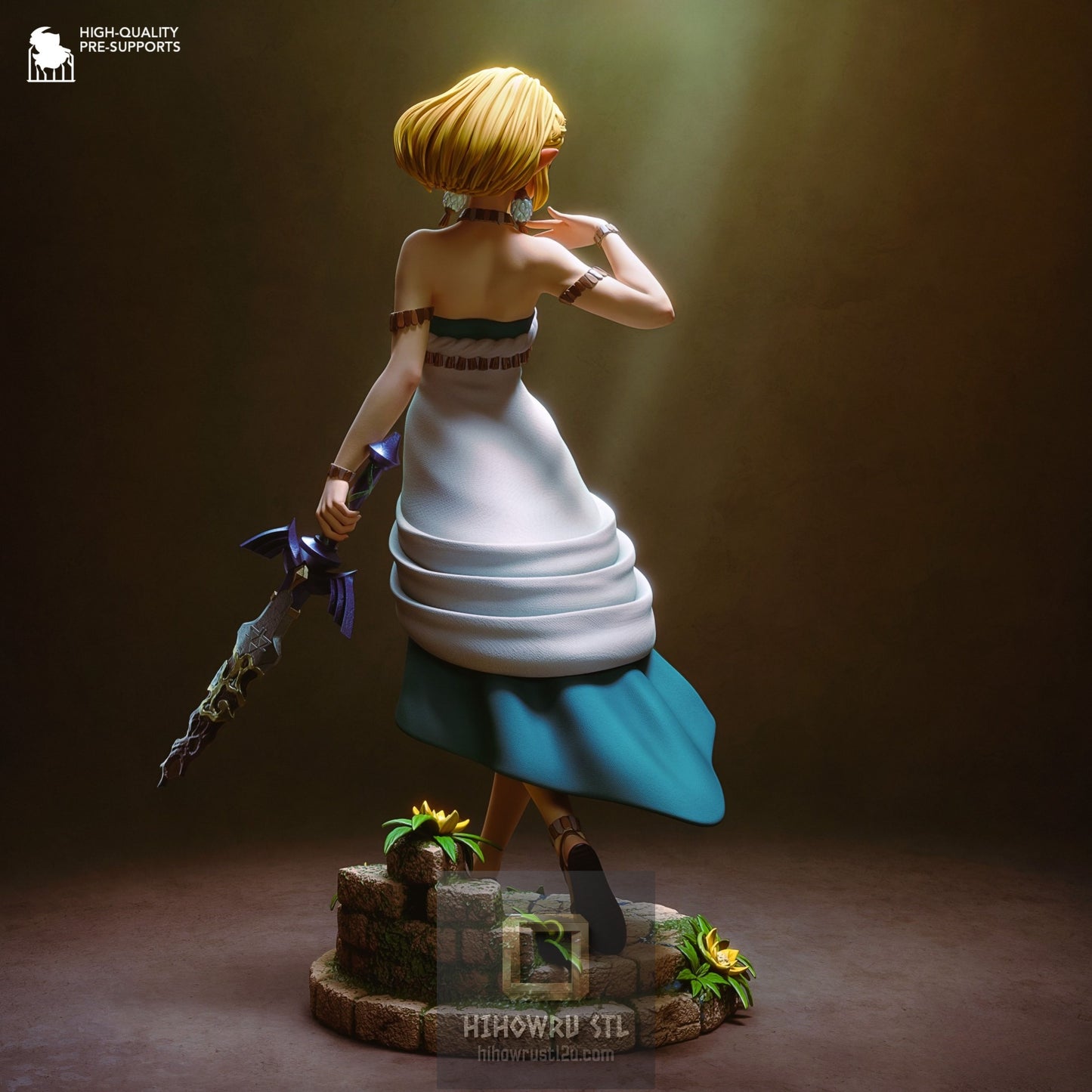 5180 Princess Zelda - The Legend of Zelda - STL 3D Print Files