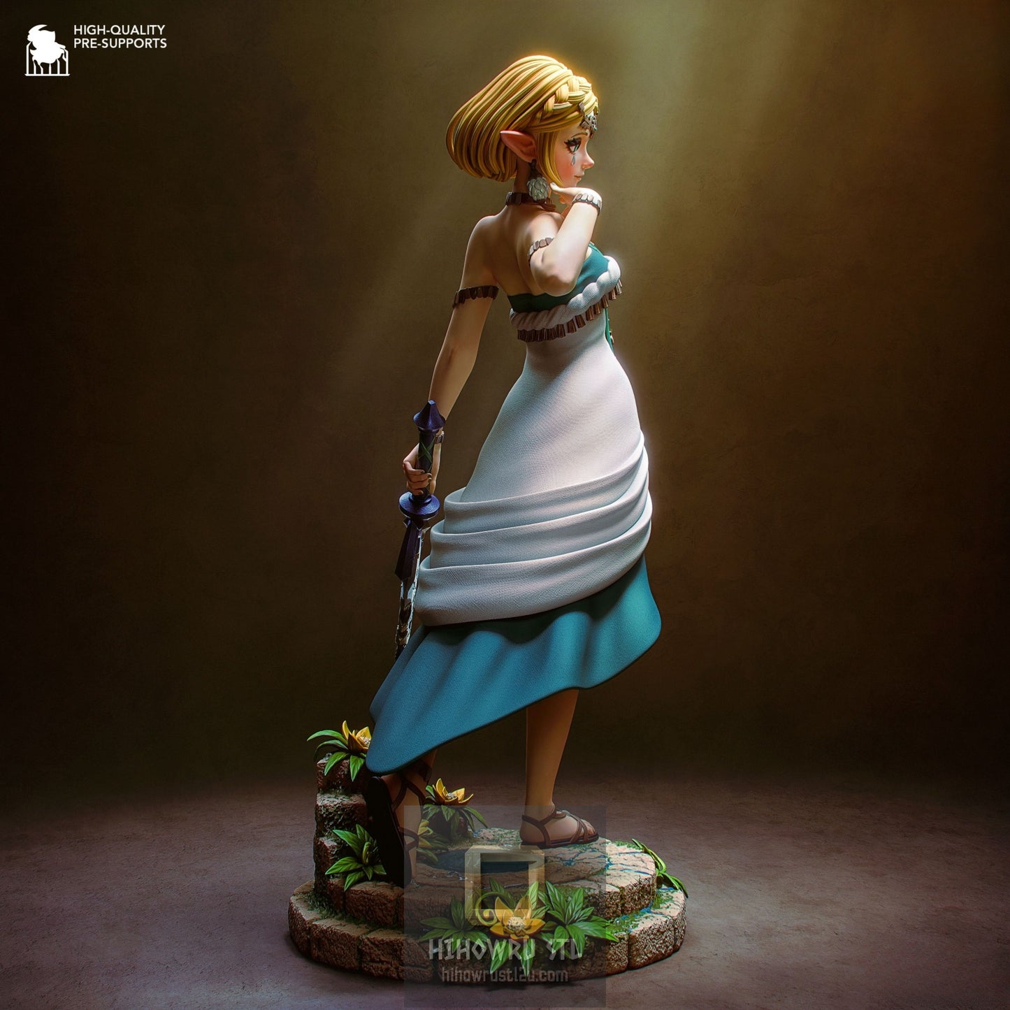 5180 Princess Zelda - The Legend of Zelda - STL 3D Print Files