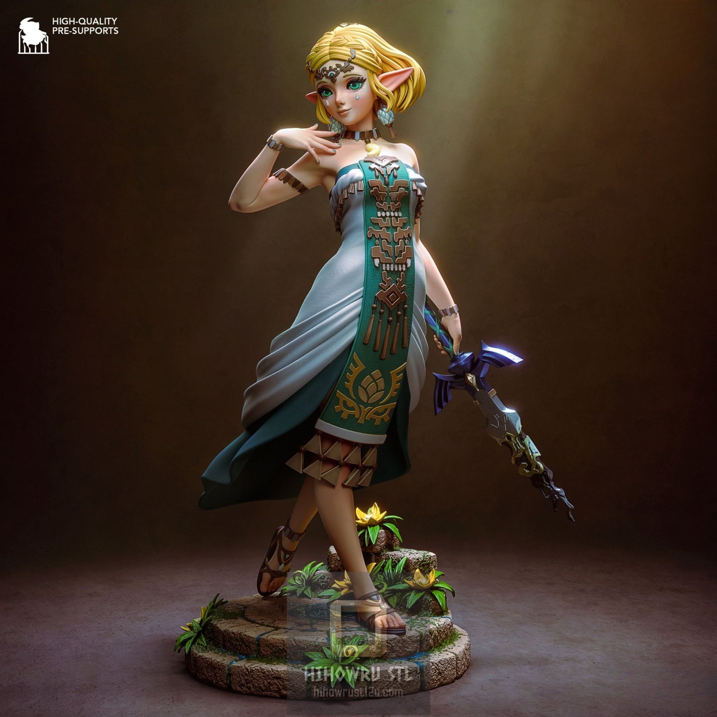 5180 Princess Zelda - The Legend of Zelda - STL 3D Print Files
